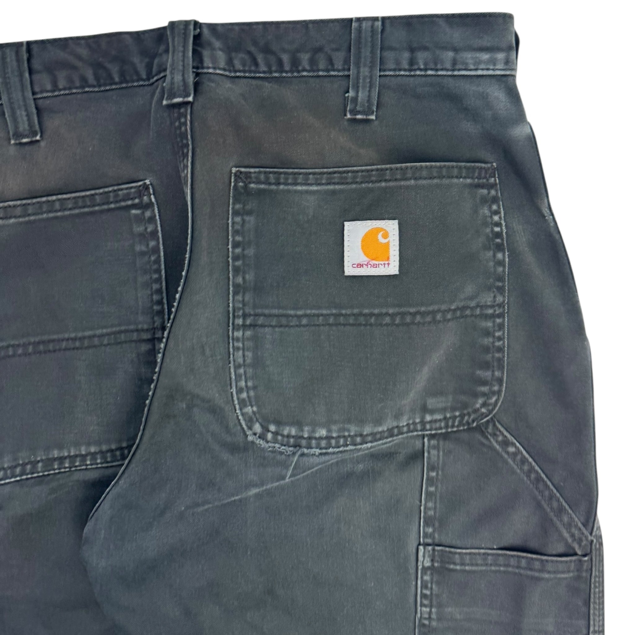 Vintage Carhartt Carpenter Bottom Faded Black