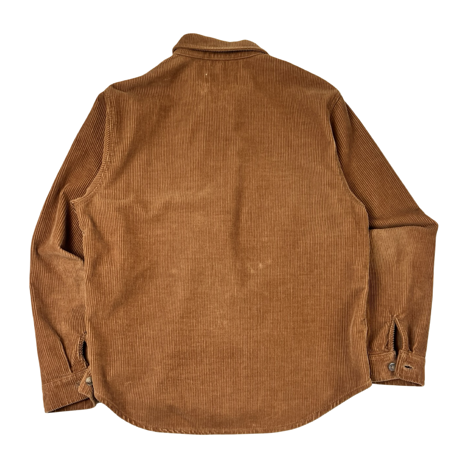 Stüssy Wide Wale Cord Zip Shirt Copper
