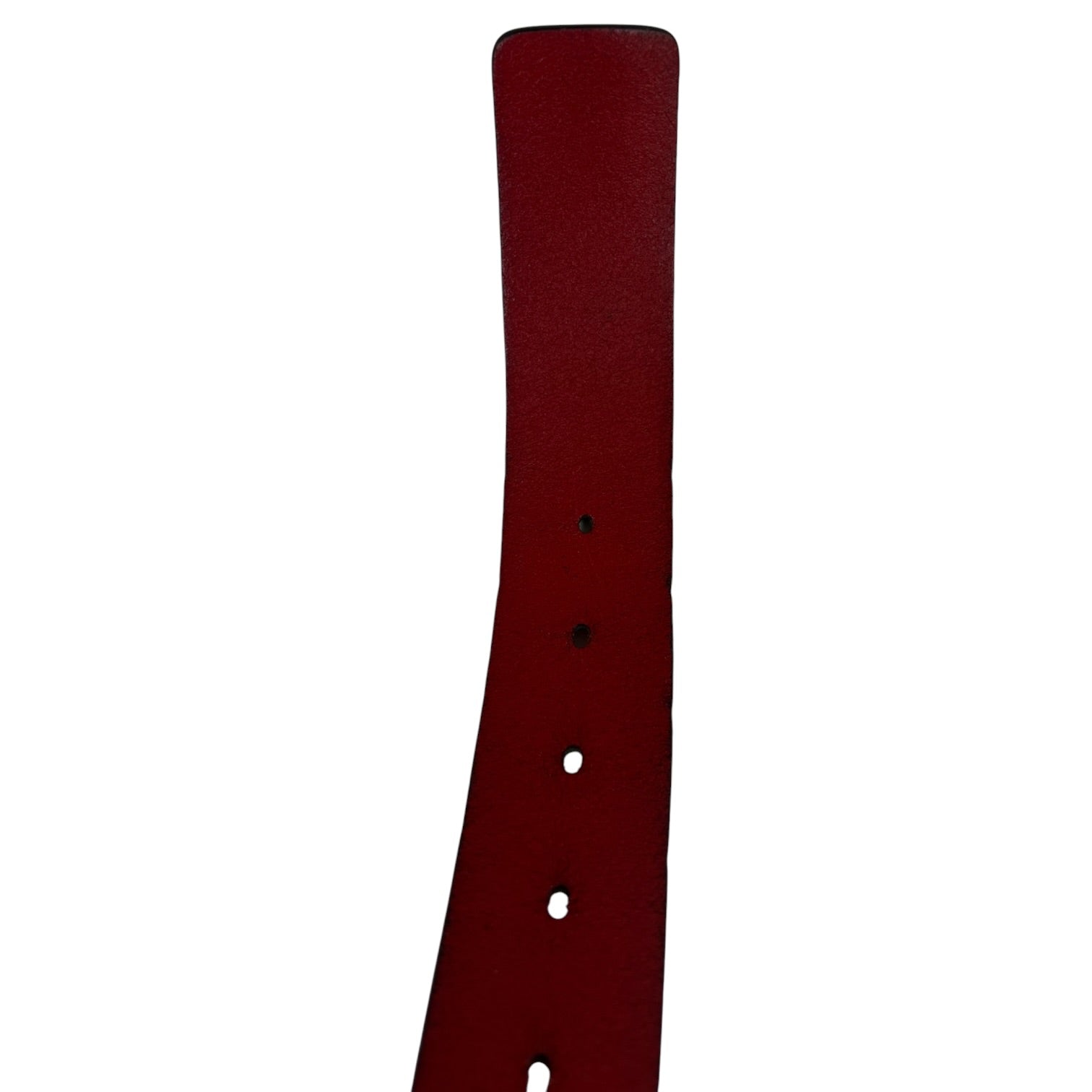 Gucci G Buckle Belt Red