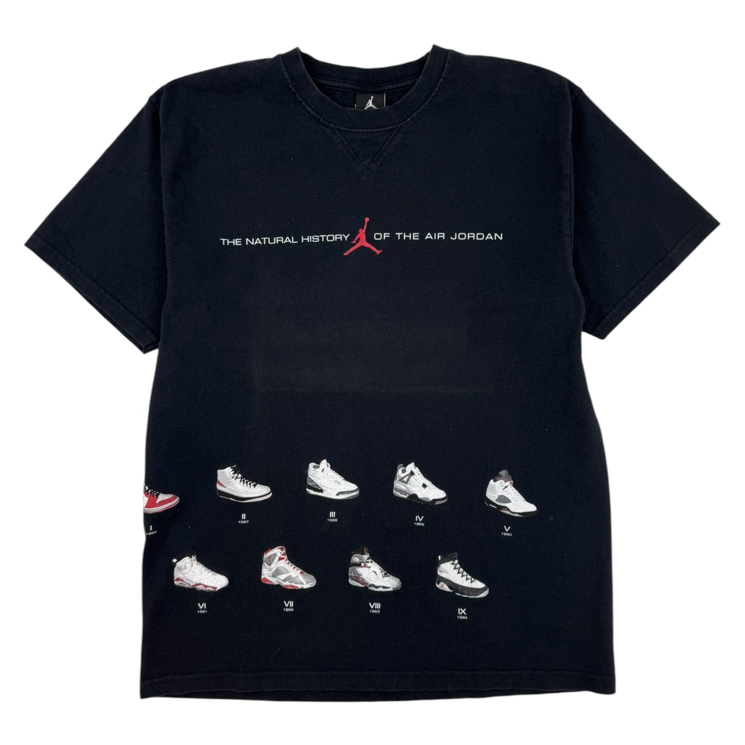 Vintage Jordan 18 Years Of Love T-Shirt Black