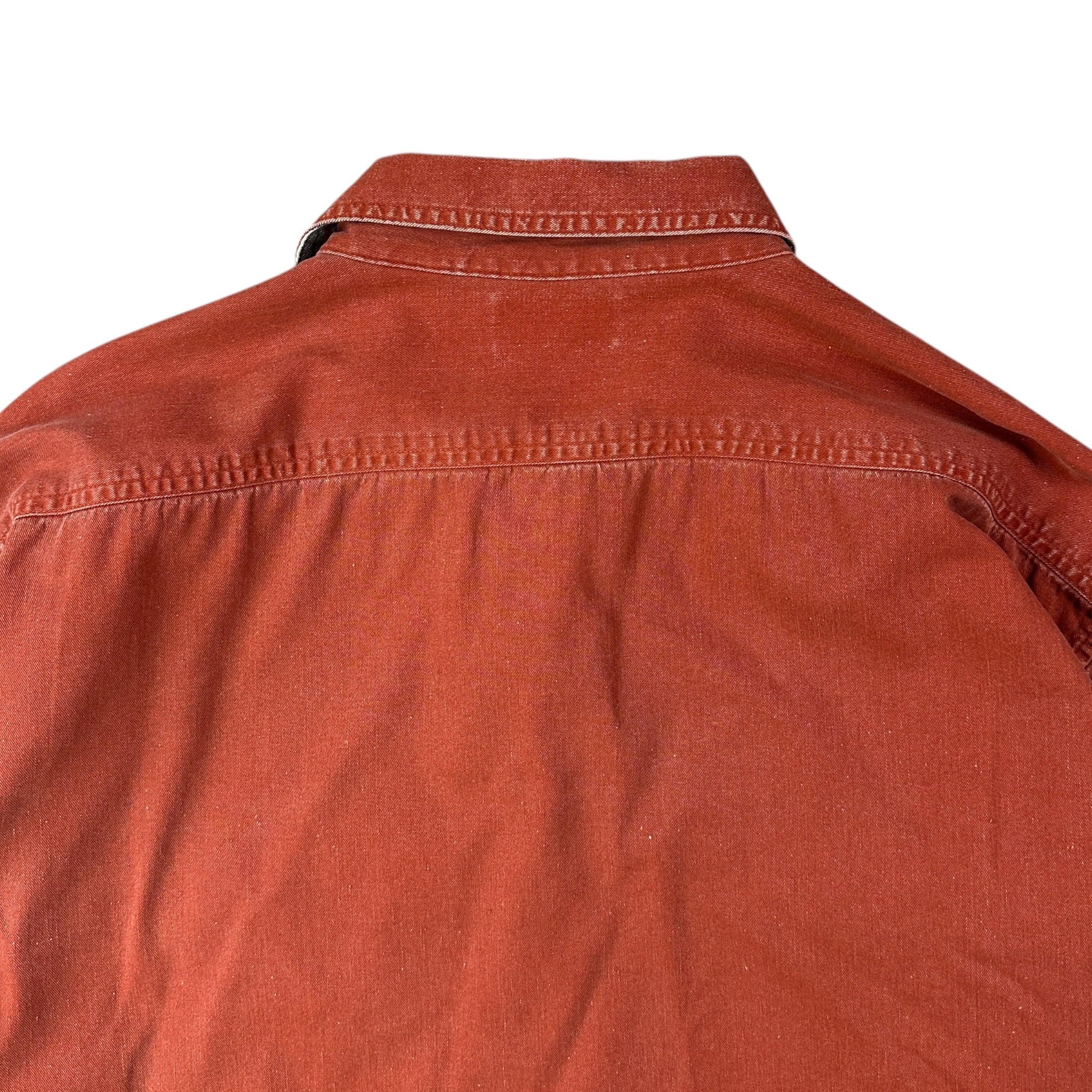 Vintage L.L.Bean Plaid Lined Button Up Red