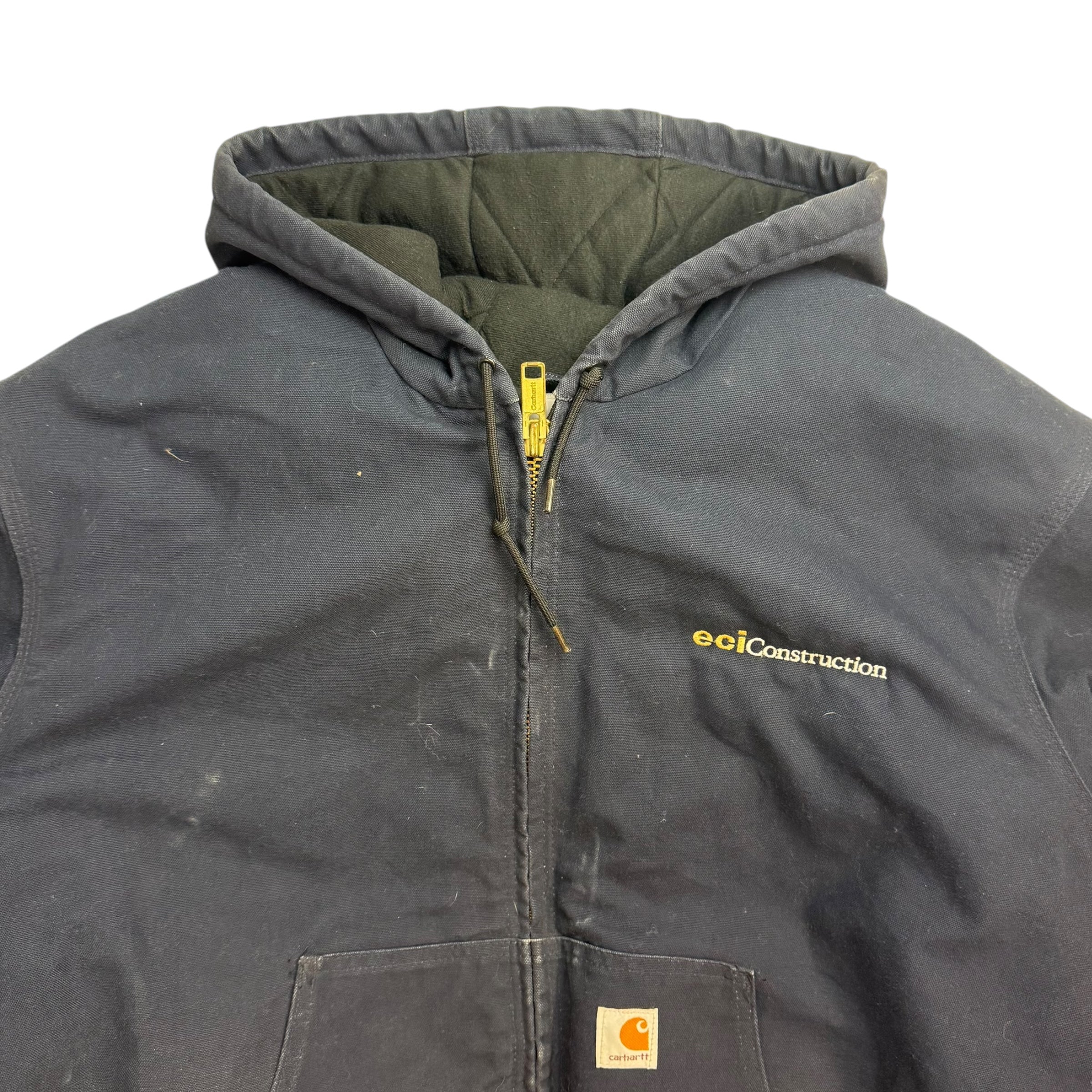 Vintage Carhartt Active Jacket Navy Blue