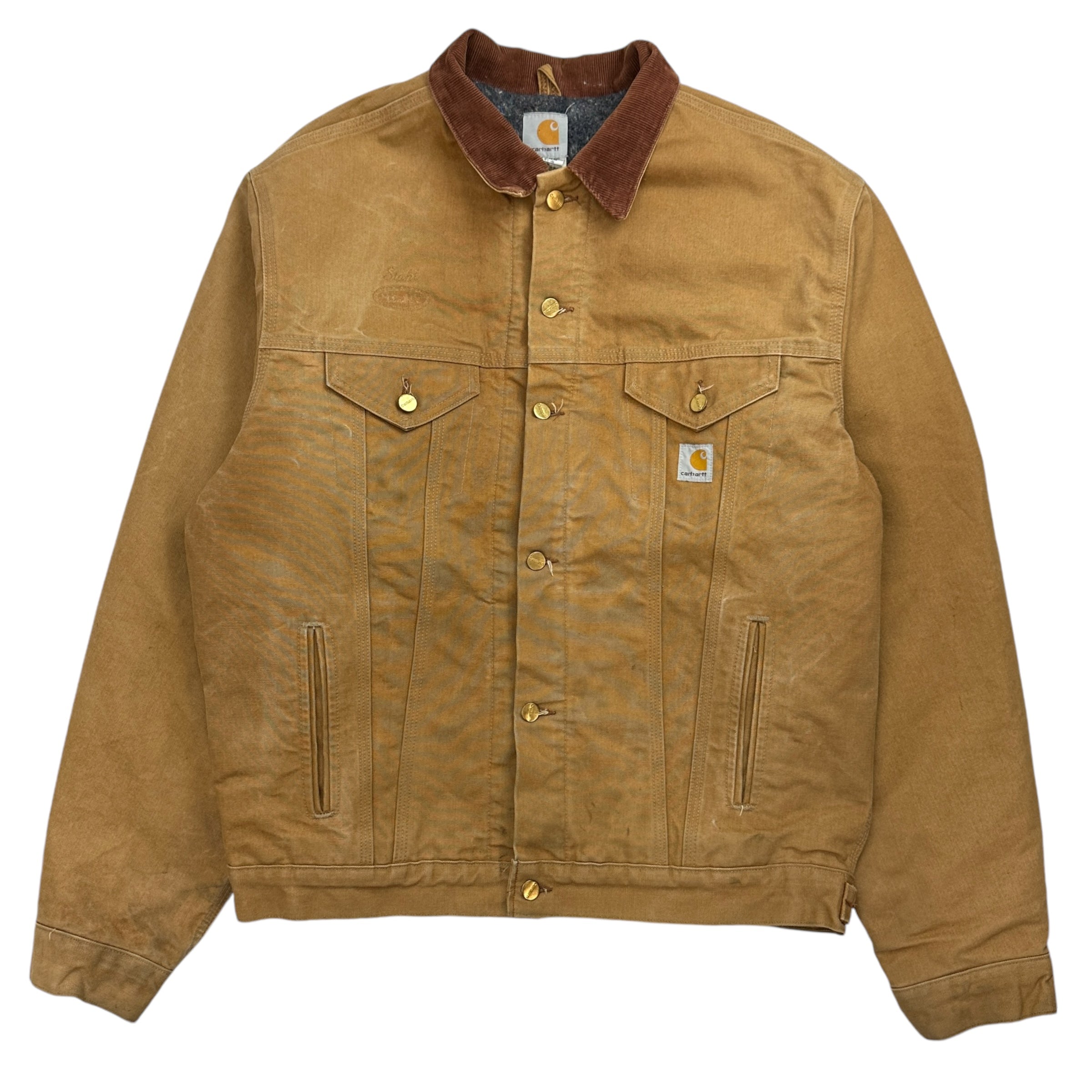 Vintage Carhartt Trucker Jacket Tan