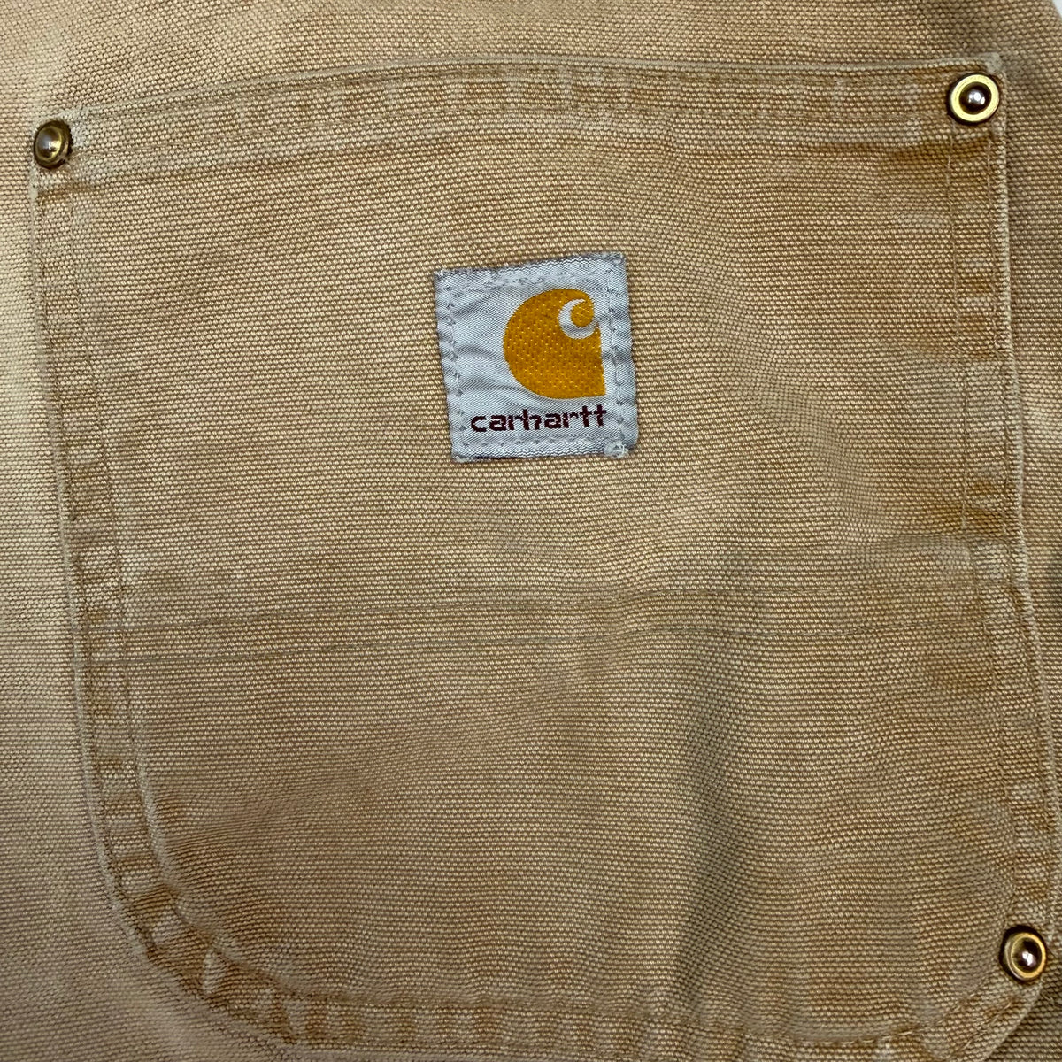 Vintage Carhartt Dungaree Distressed Pants Tan