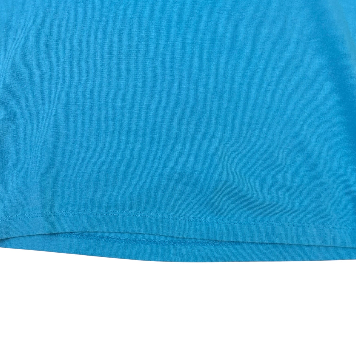(W) Jaquemus Script Logo Long Sleeve T-Shirt Blue