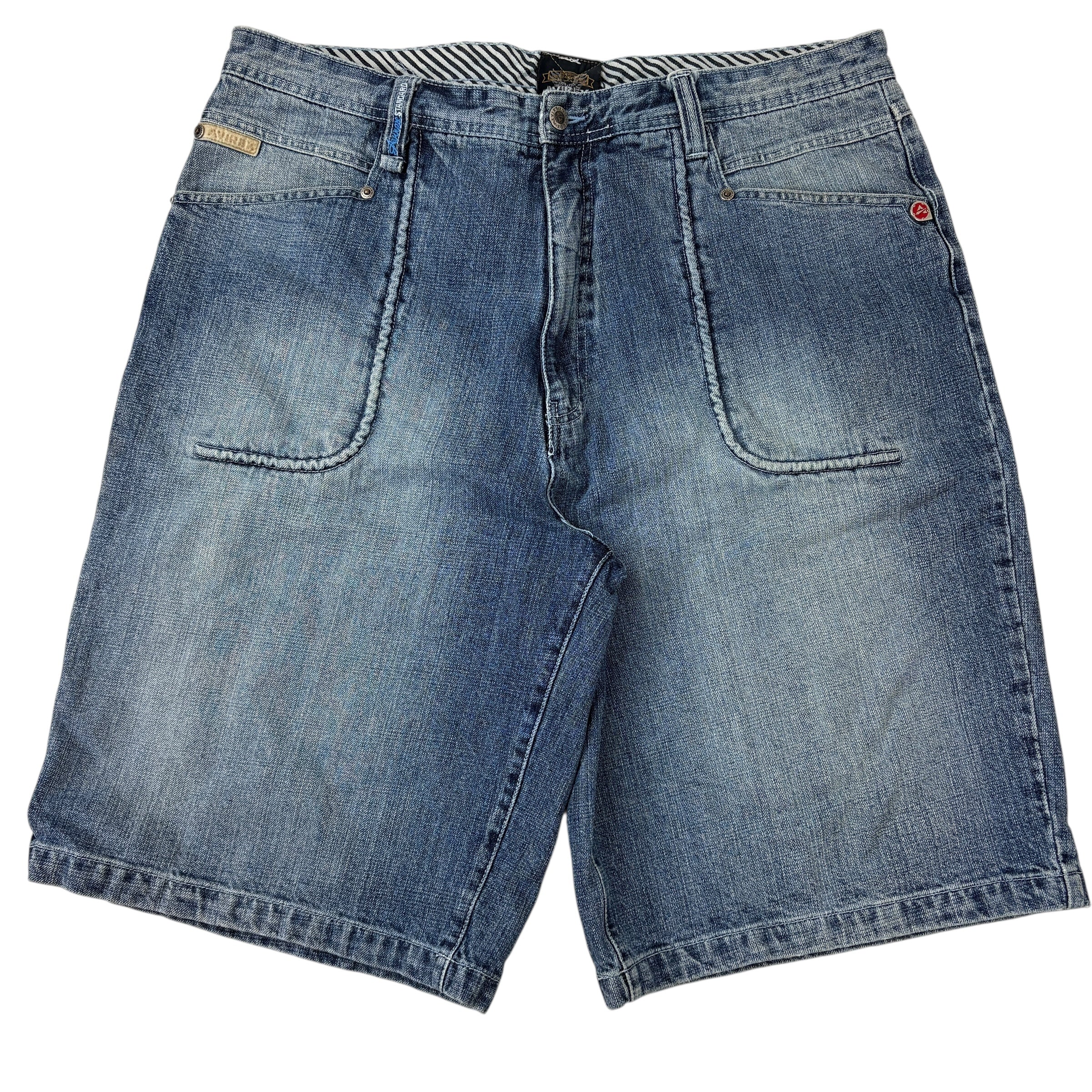 Avirex Baggy Jorts Light Wash