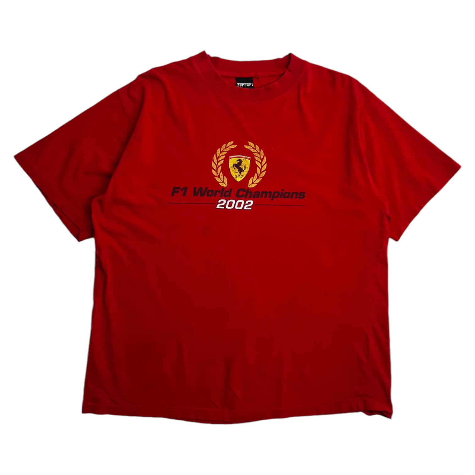 2002 Ferrari F1 World Champions Tee Red