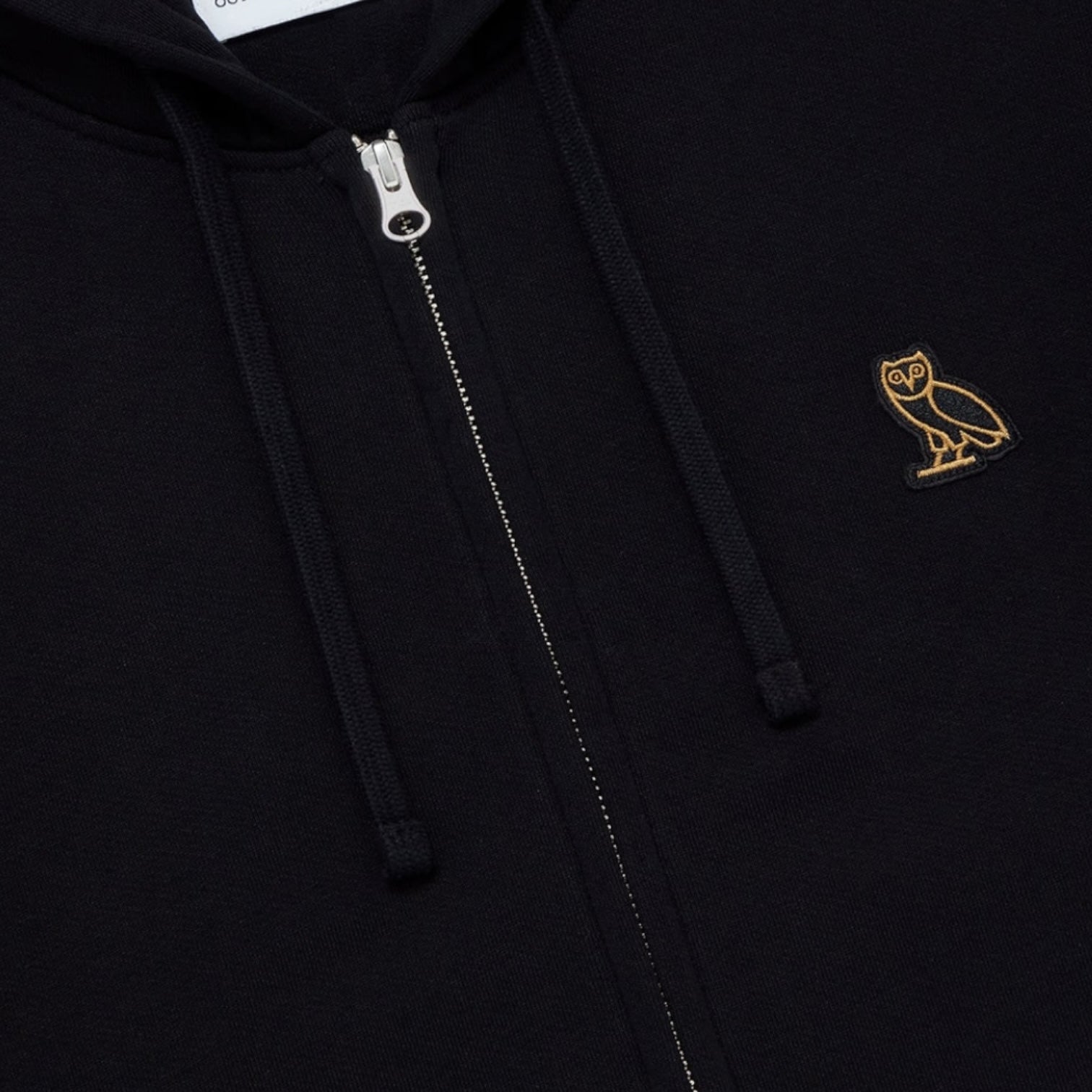 OVO Classic Logo Full Zip Hoodie Black