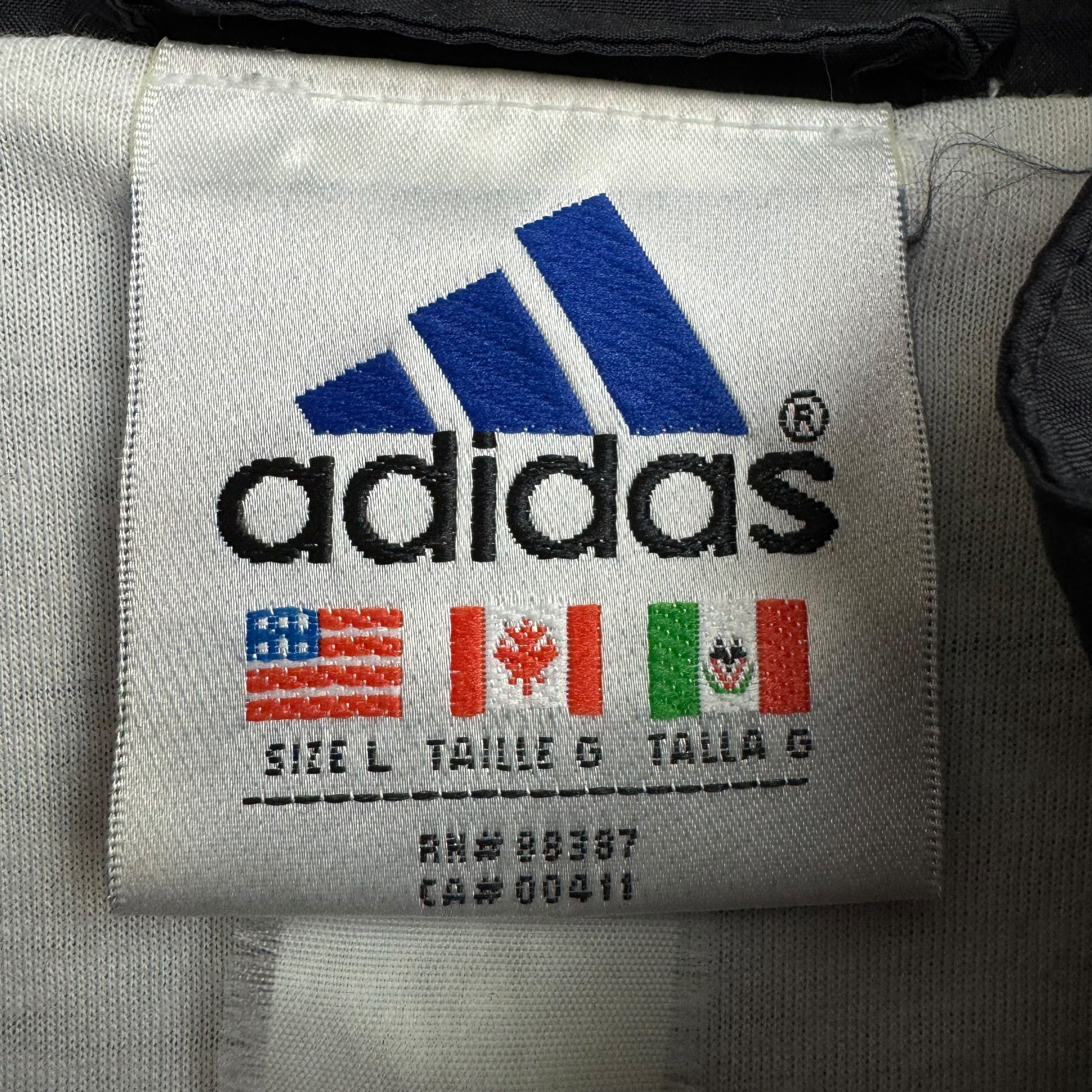 Vintage Adidas Track Jacket Black/White