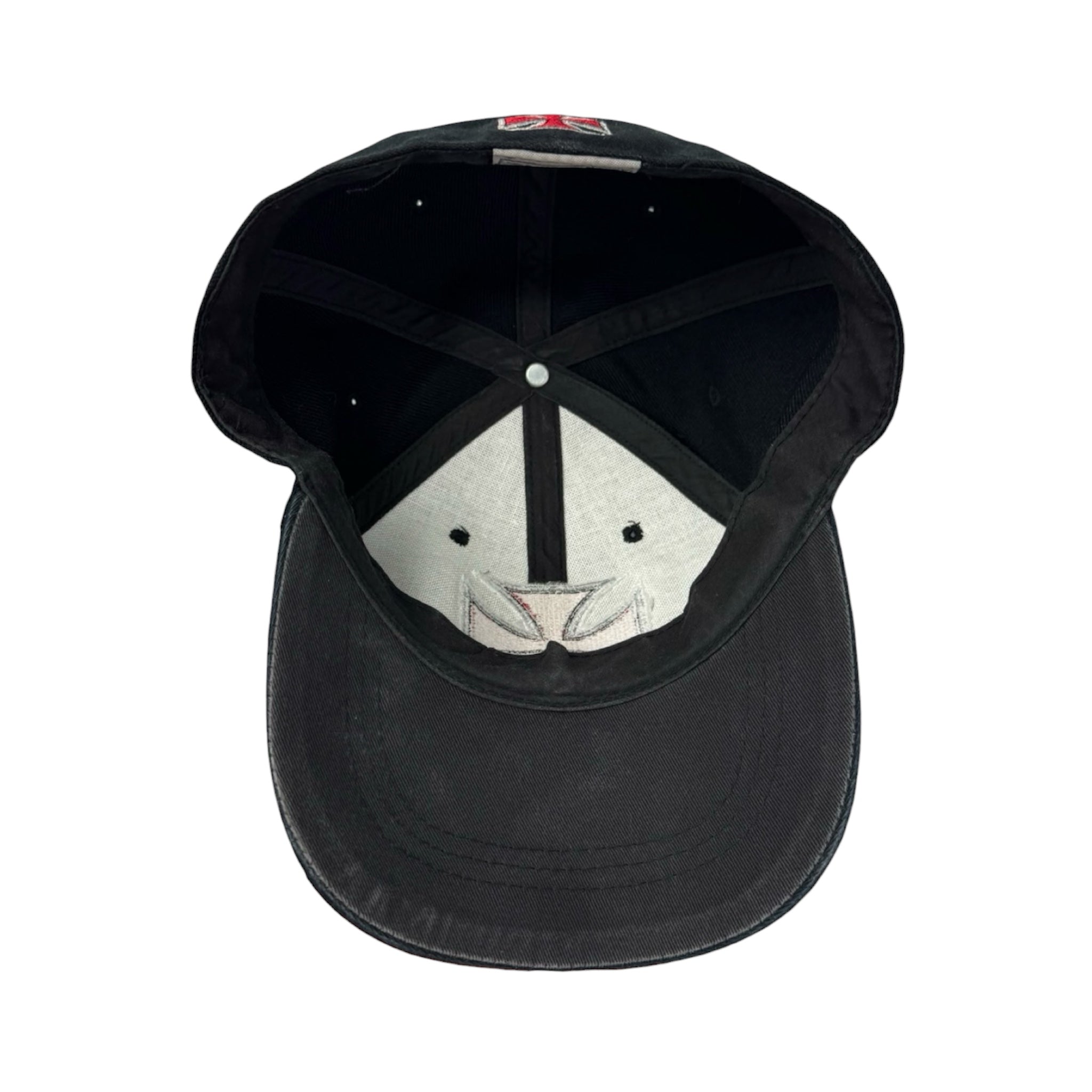 Vintage Choppers Iron Cross Fitted Hat Black
