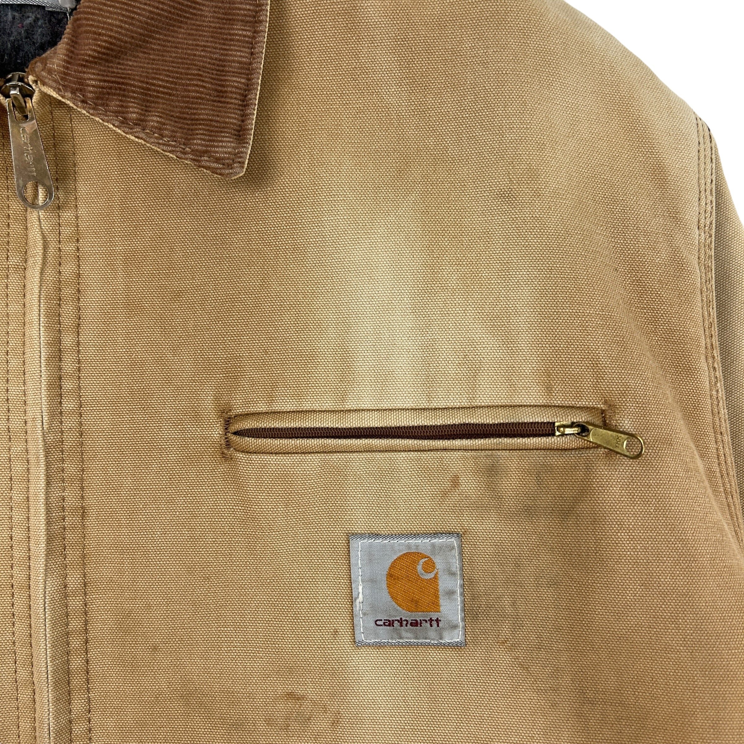 Vintage Carhartt Detroit Work Jacket Tan