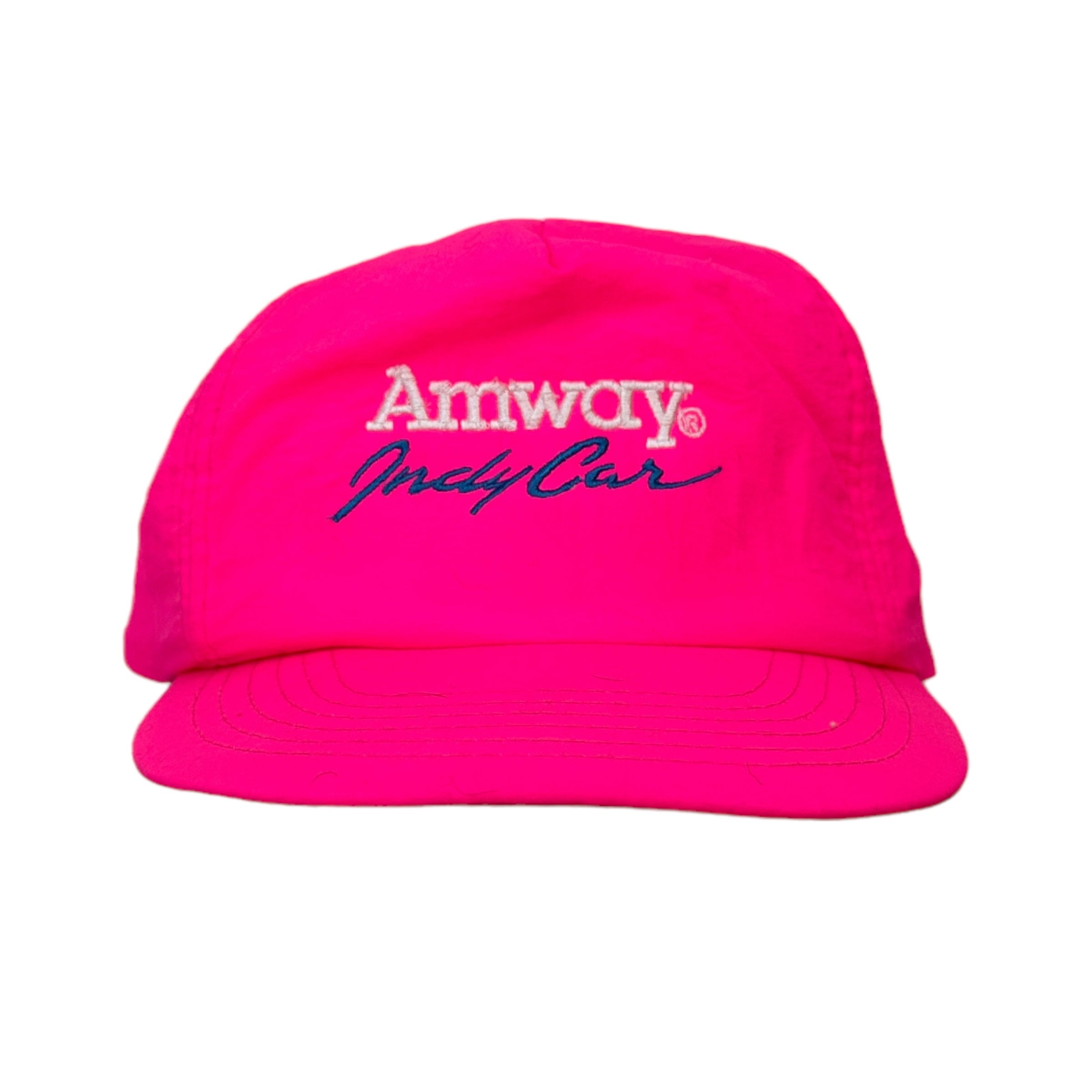 Vintage Amway Indy Car Hat Pink