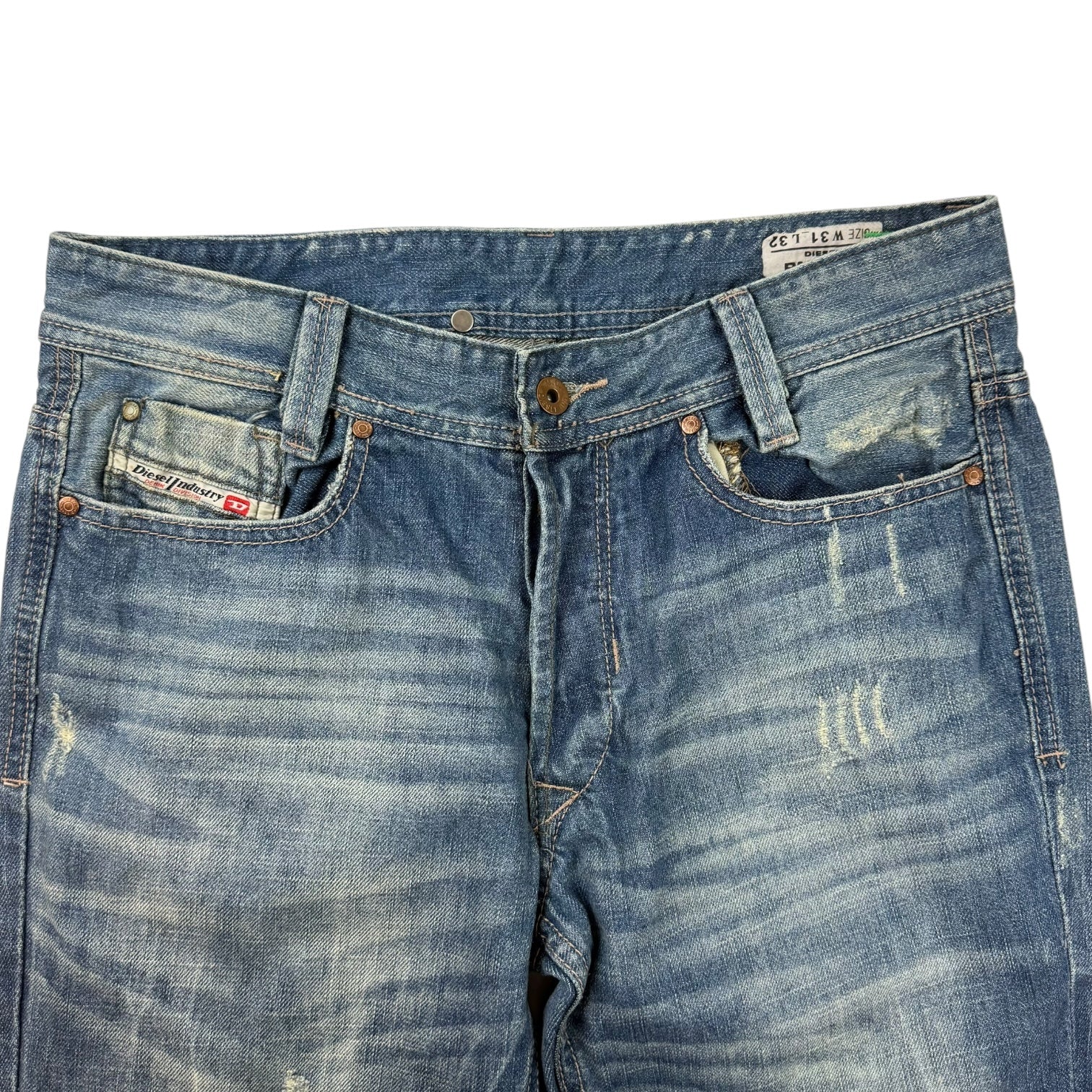 Vintage Y2K Diesel Distressed Denim Jeans