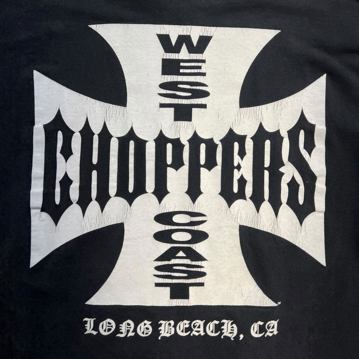 Vintage West Coast Choppers Long Sleeve T-Shirt Black