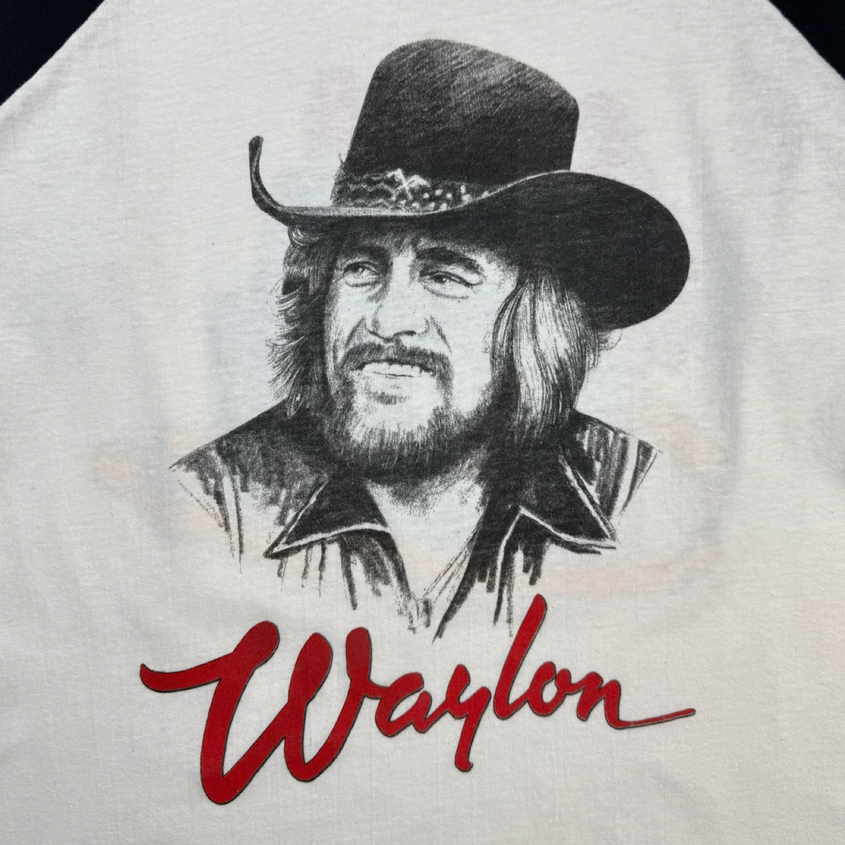1984 Waylon Jennings Raglan Country Music Canada T-Shirt