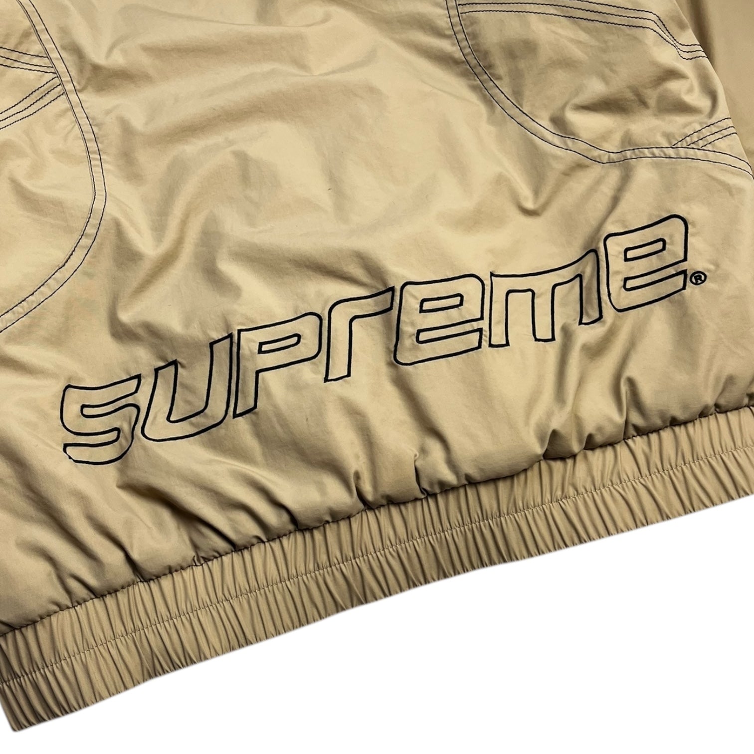 Supreme Zig Zag Stitch Puffy Jacket