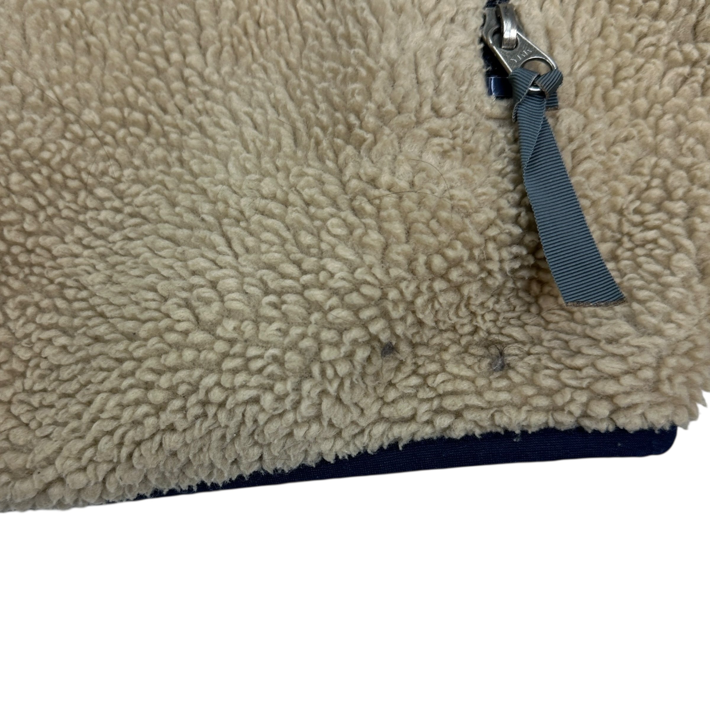 Vintage Patagonia Deep Pile Fleece Jacket Oatmeal