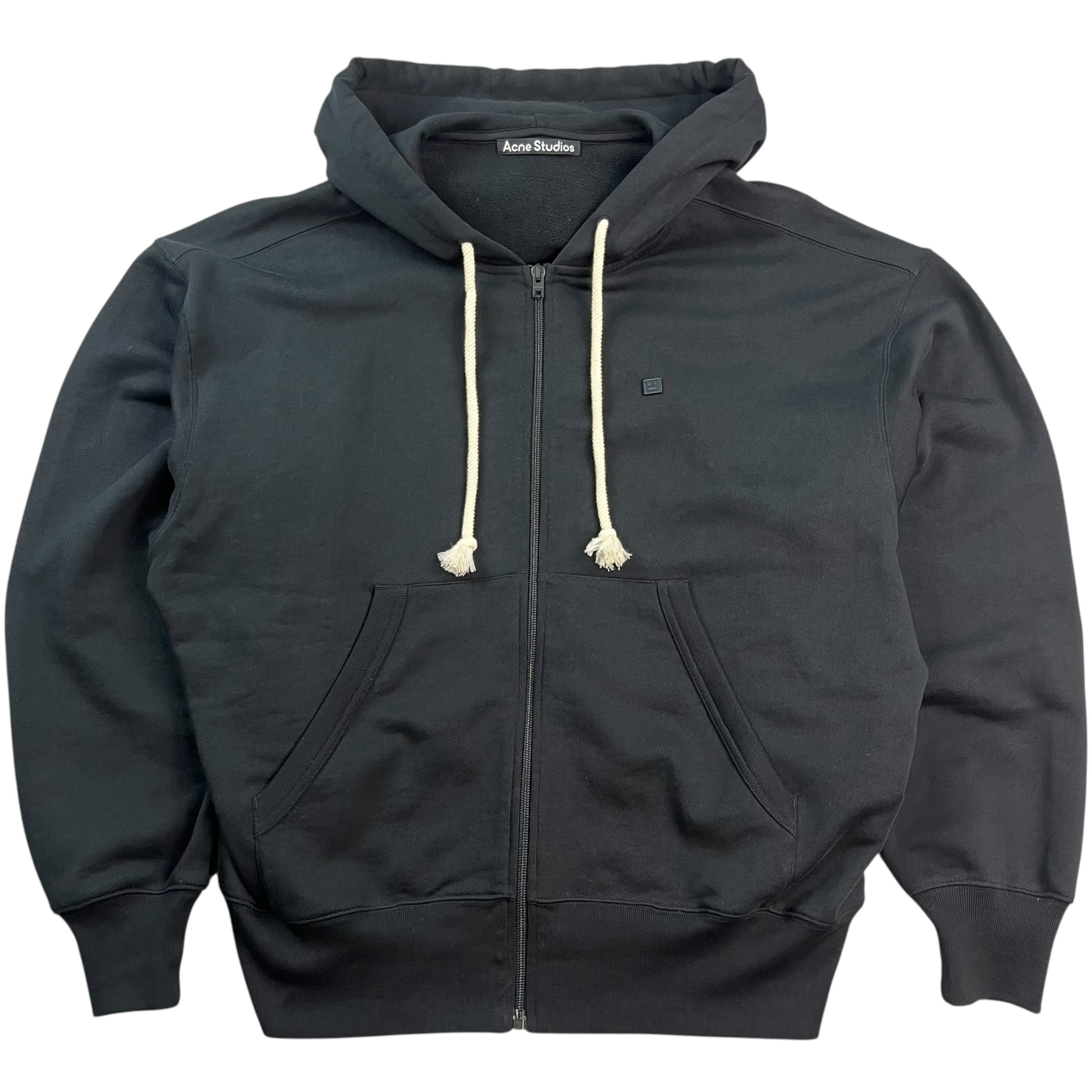 Acne Studios Zip Hoodie Black
