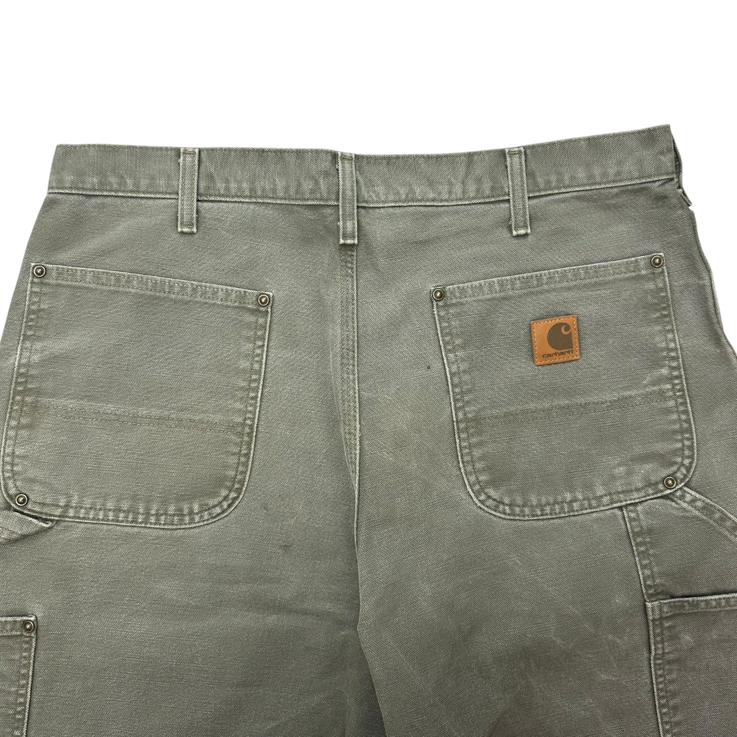 Vintage Carhartt Double Knee Pants Faded Green