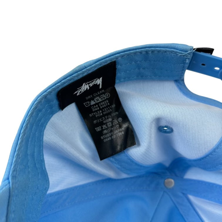 Stussy Mid-Depth Large S SnapBack Hat Blue