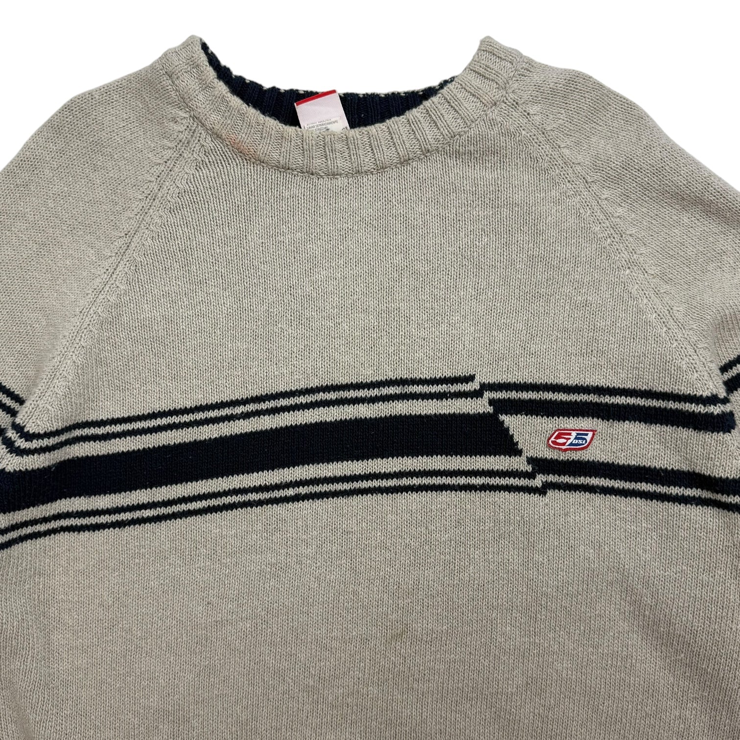 Vintage Y2K Diesel 55 Knit Sweater Biege/Black