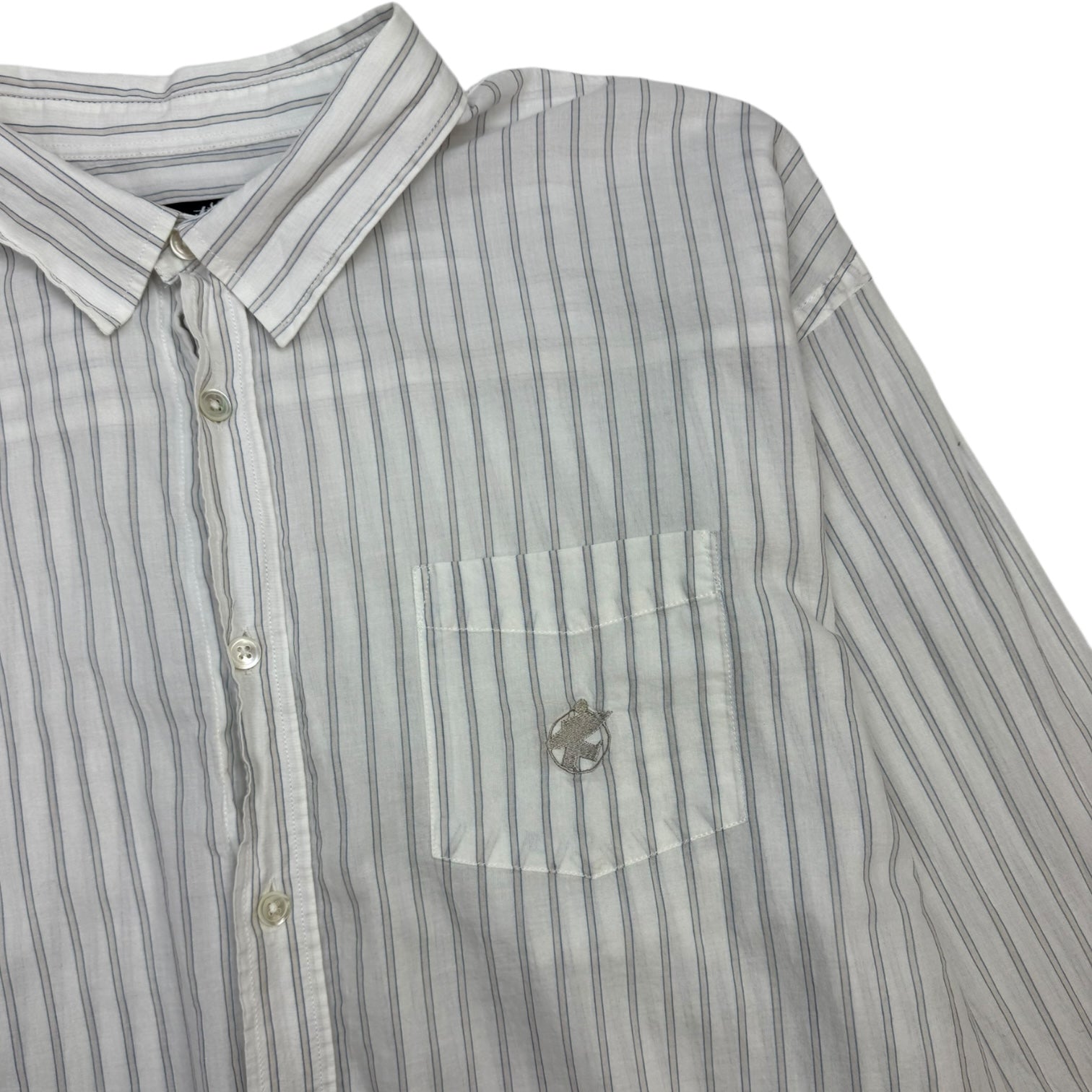 Stüssy Classic Striped Shirt White