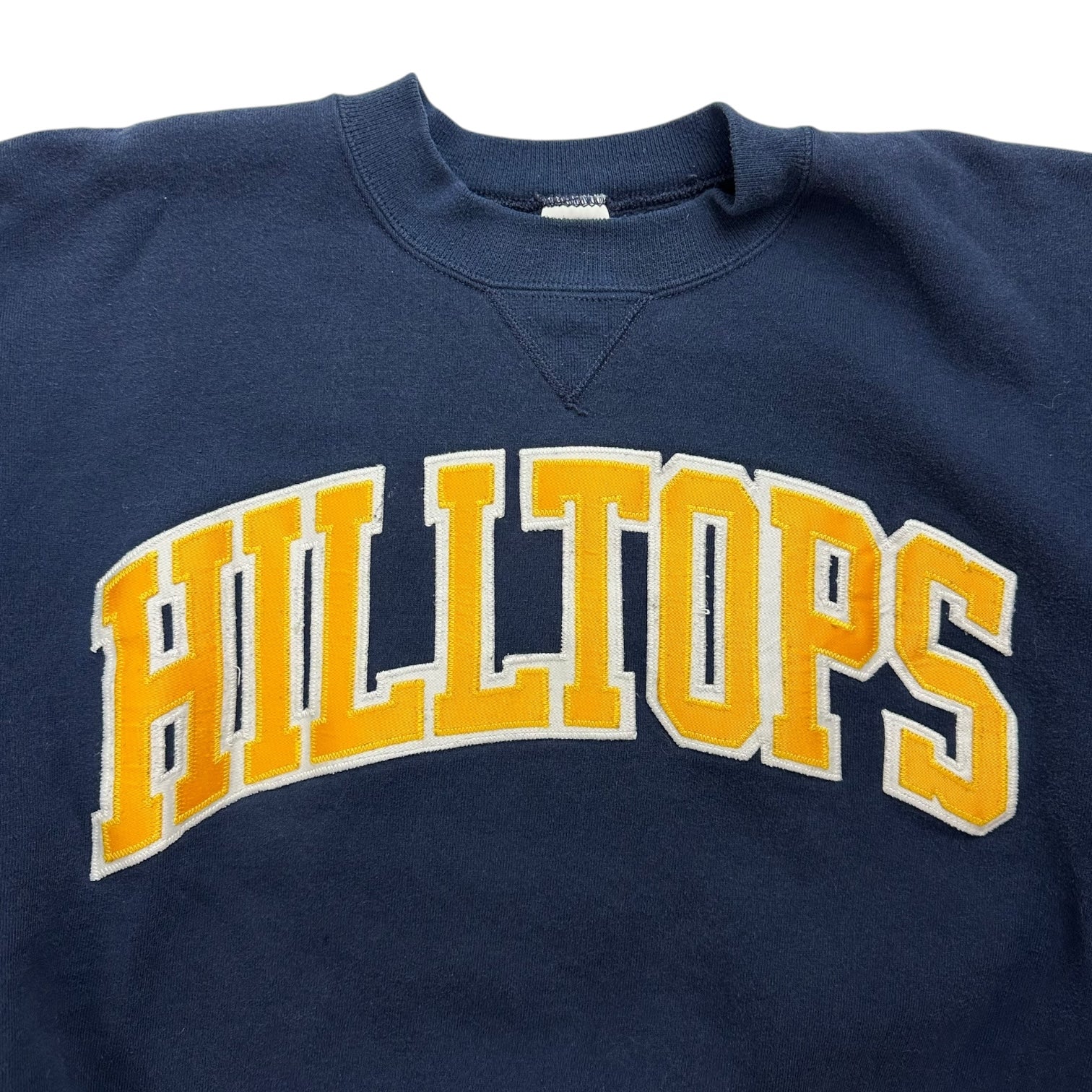 Vintage Russell Athletics Hilltops Crewneck Navy Blue