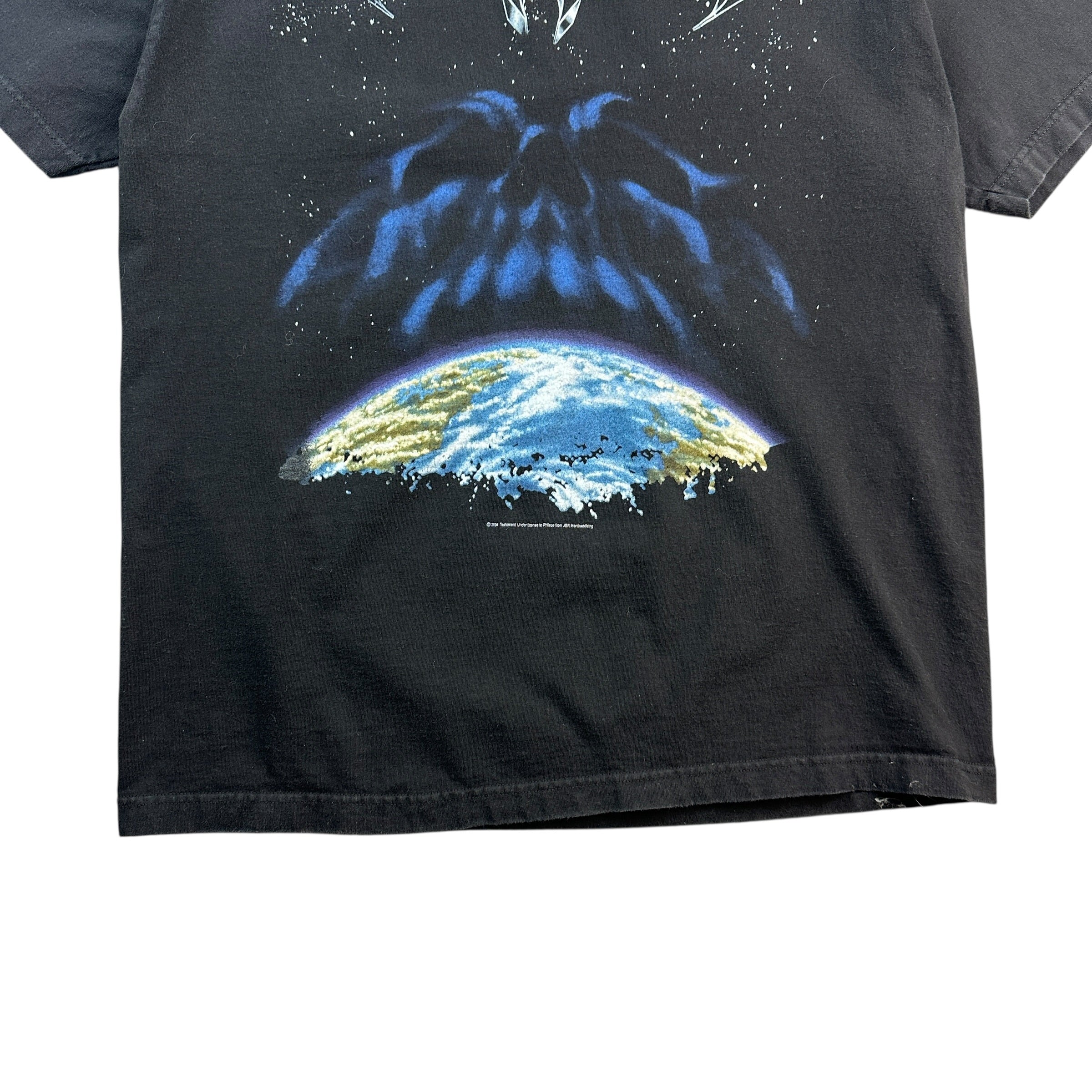 2004 Testament The New Order Tour Tee Black