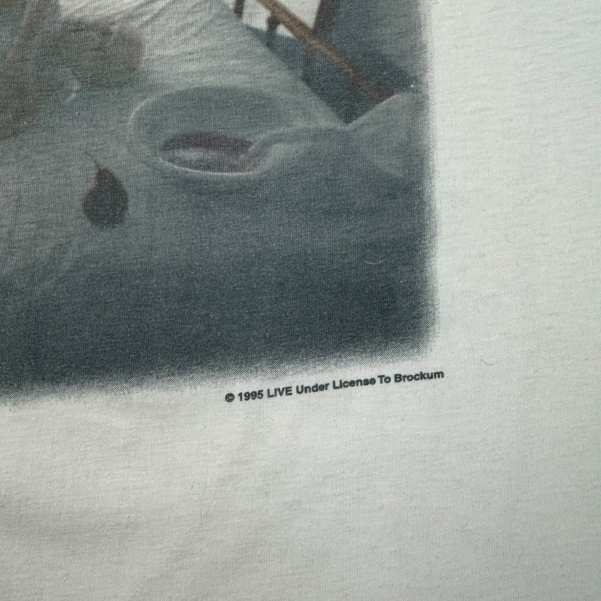 1995 Live Lightning Crashes Album T-Shirt