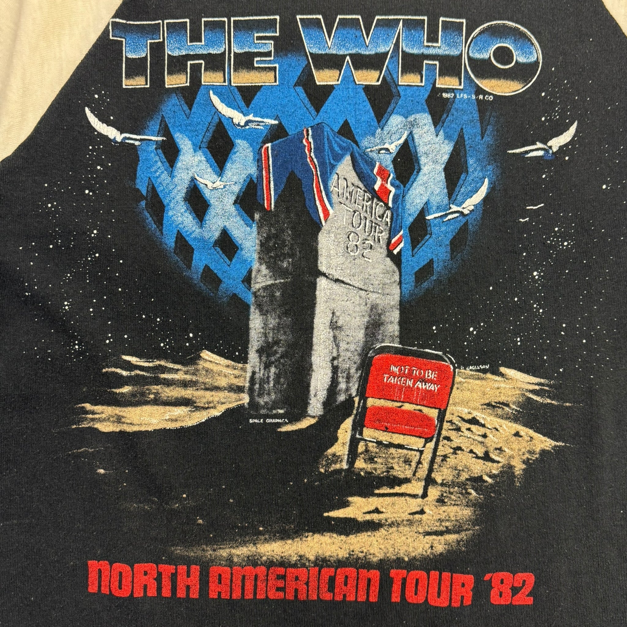 1982 The Who North American Tour Raglan T-Shirt