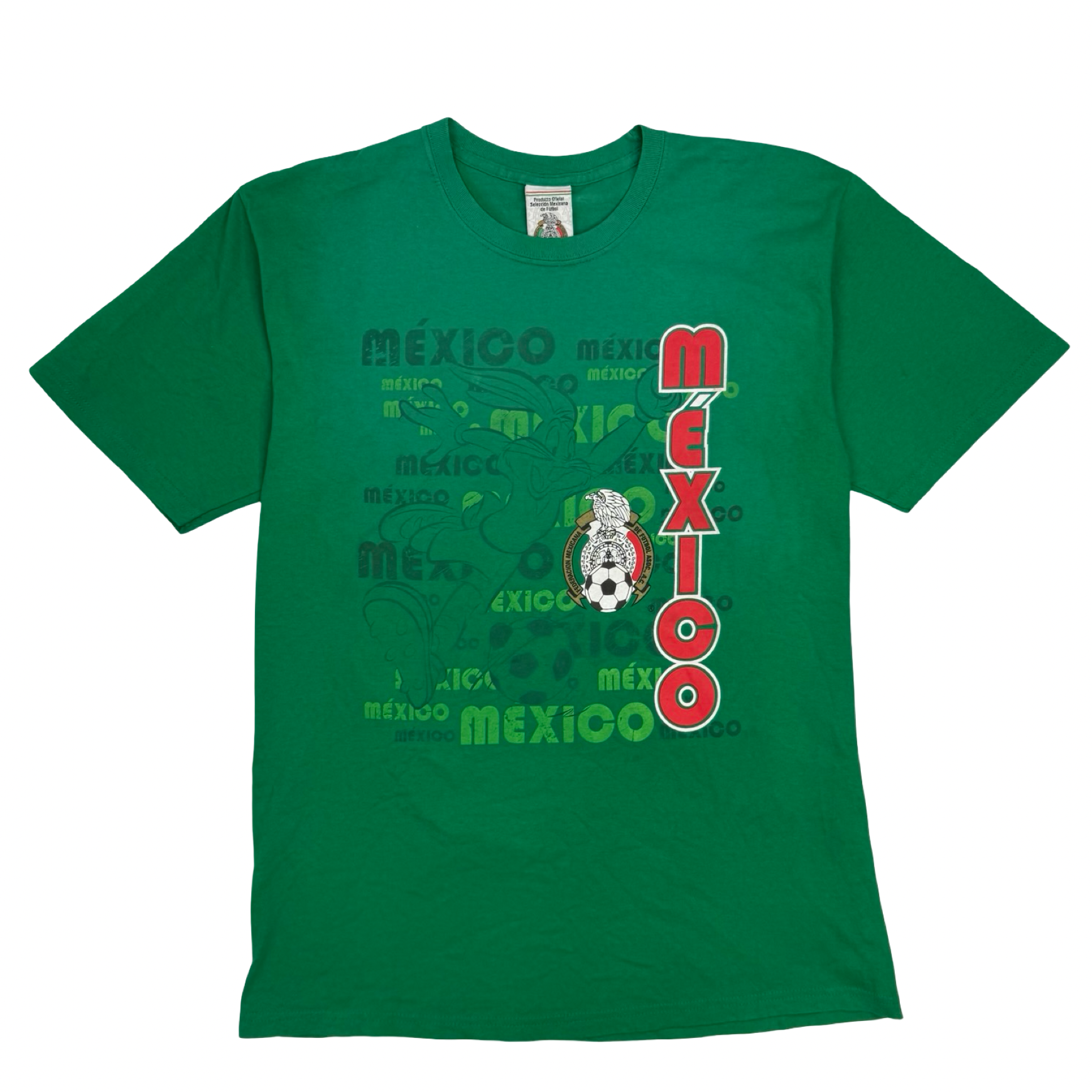 Vintage Mexico World Cup Bugs Bunny Tee Green