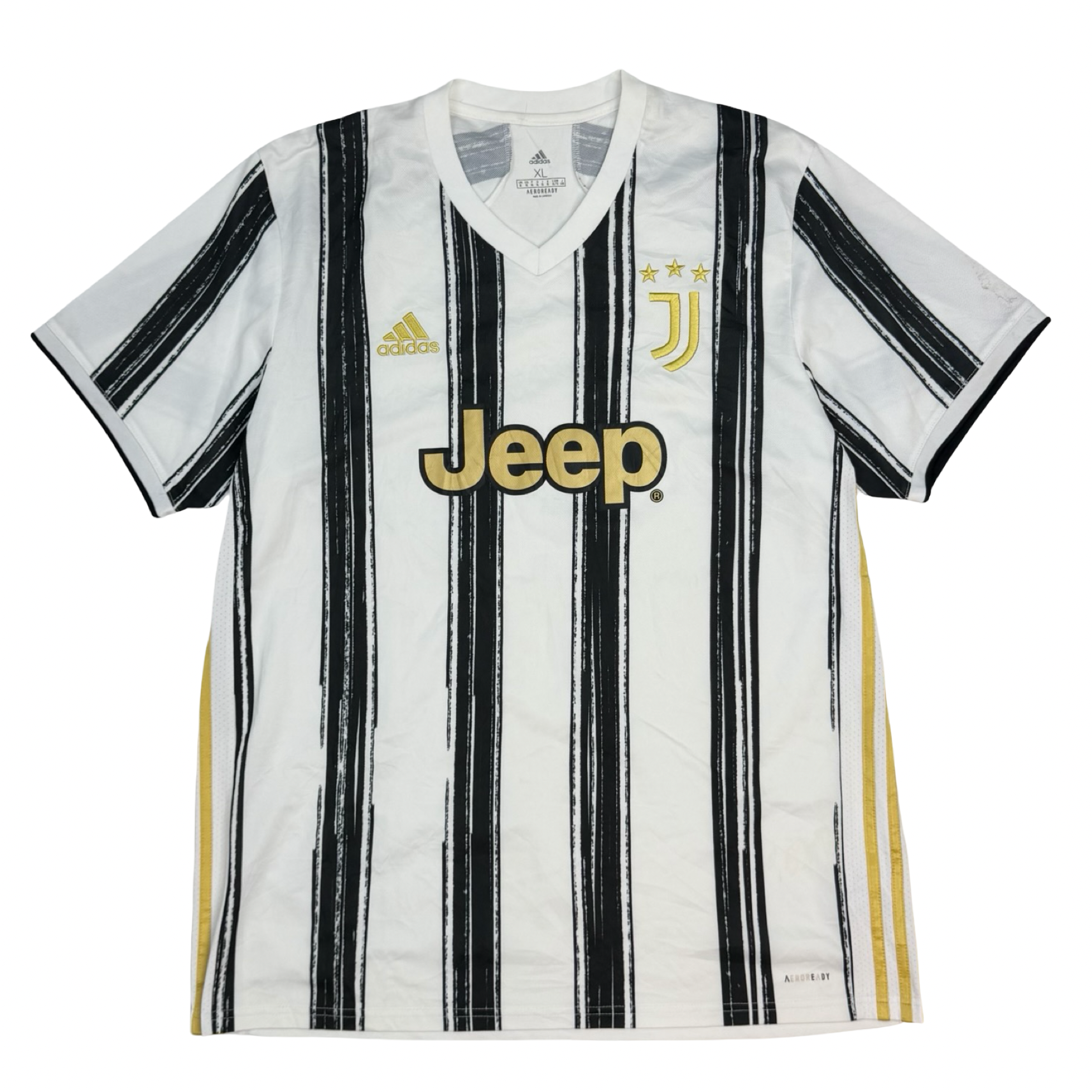 2020-21 Adidas Juventus Home Jersey White/Black