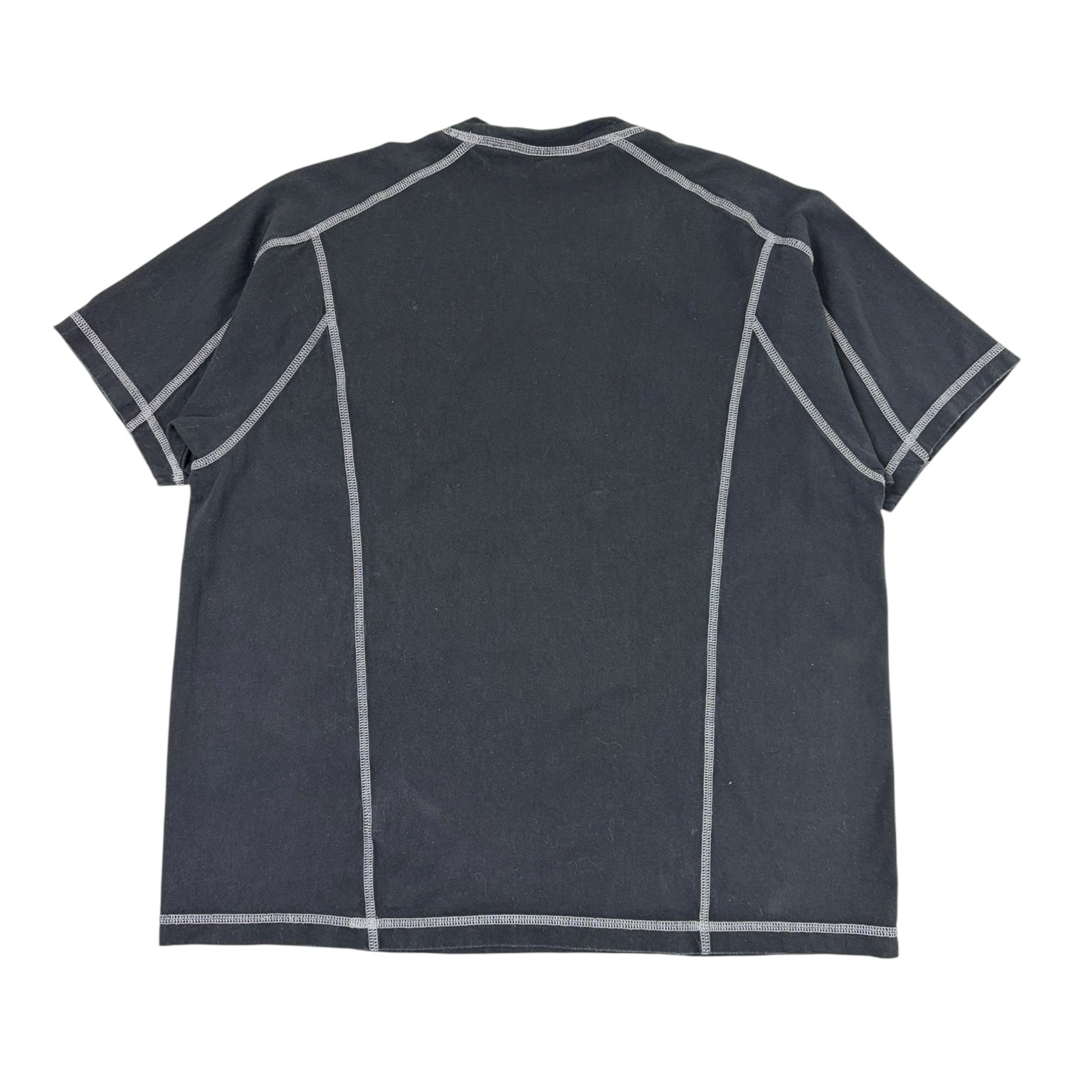 Stussy Wave Cotton Crew T-Shirt Black