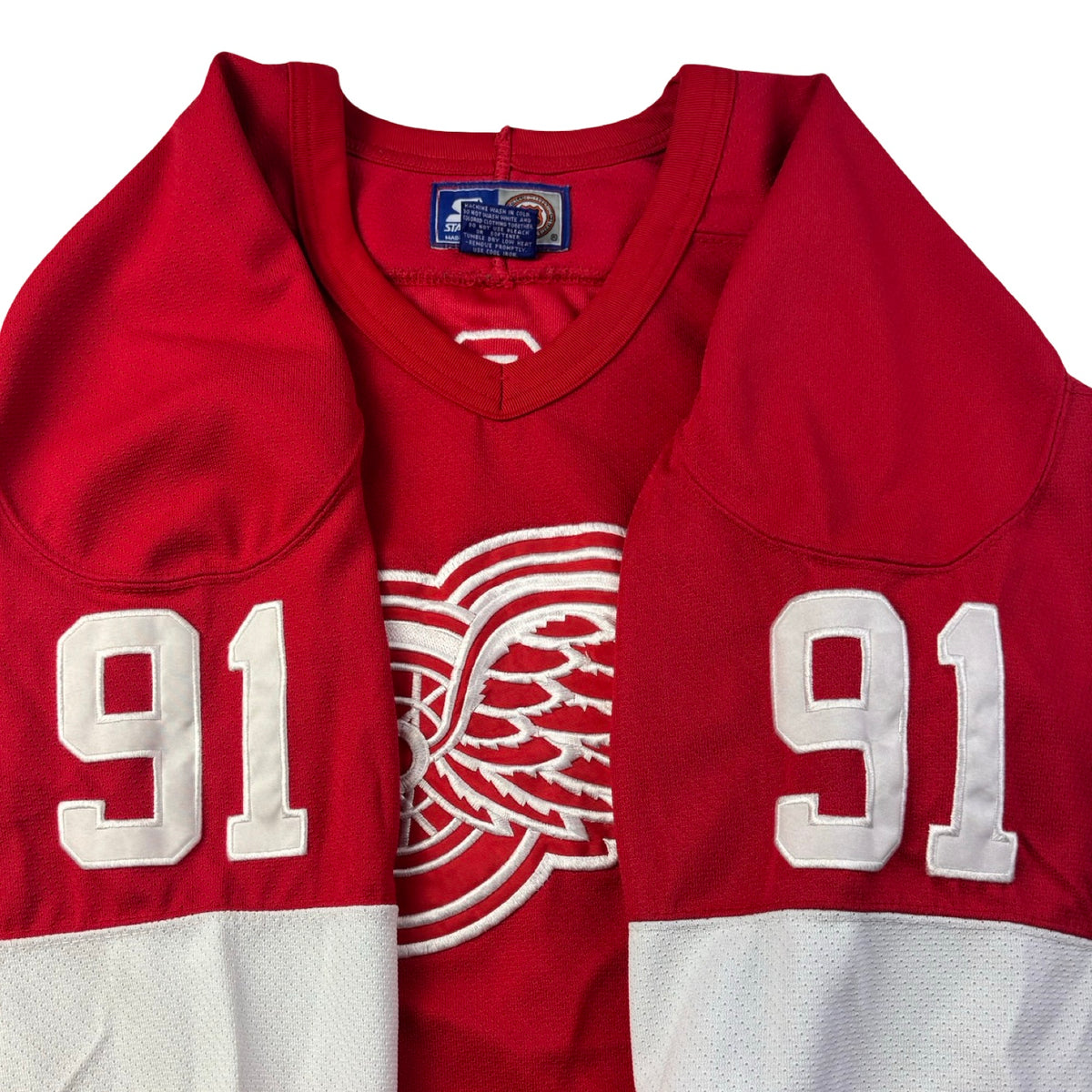 ‘90s Starter Detroit Red Wings Sergei Fedorov Away Jersey