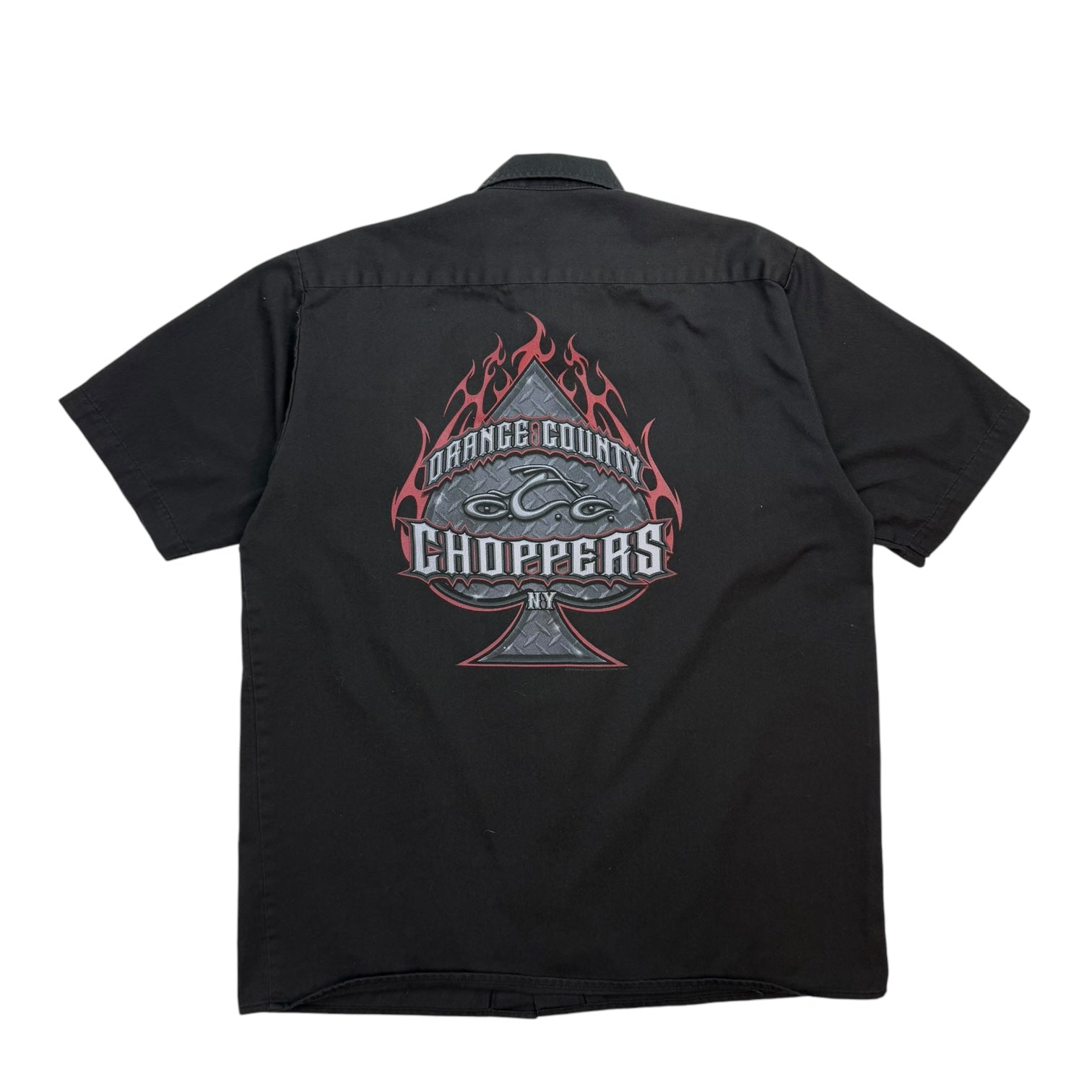 Vintage Orange County Choppers Button Up Shirt Black