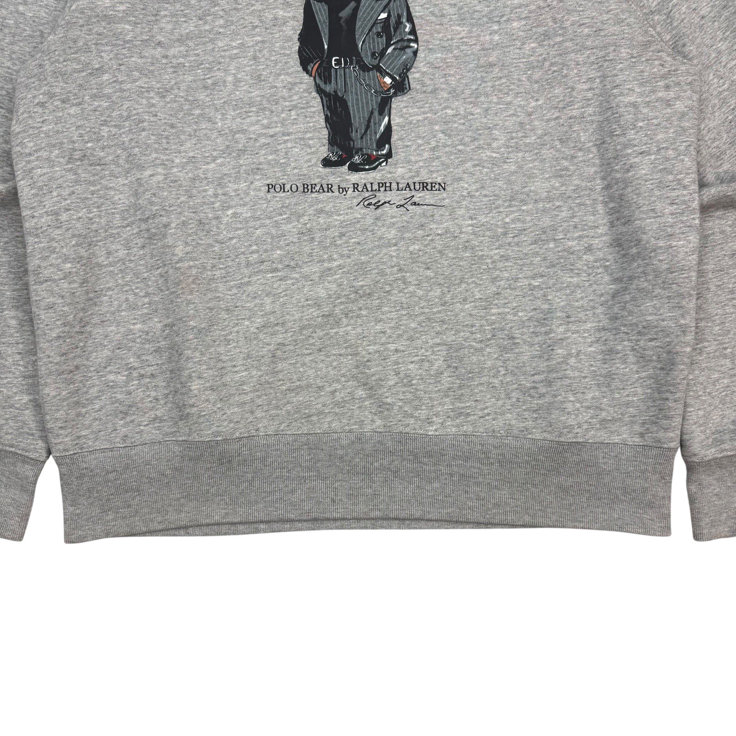 Vintage Polo Ralph Lauren Polo Bear Crewneck Grey