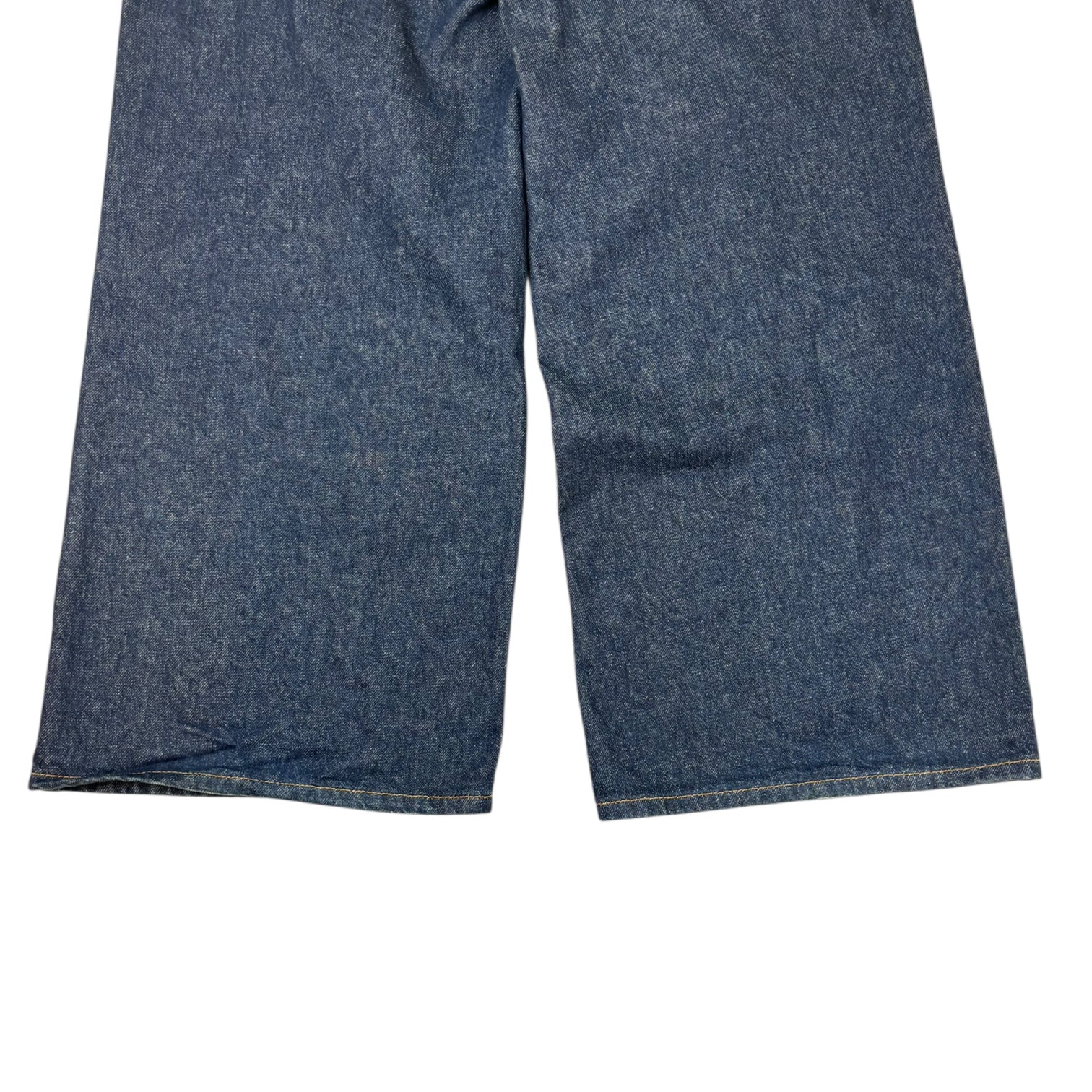 Pearled Ivory 1211 Washed Indigo Wide-Leg Jean