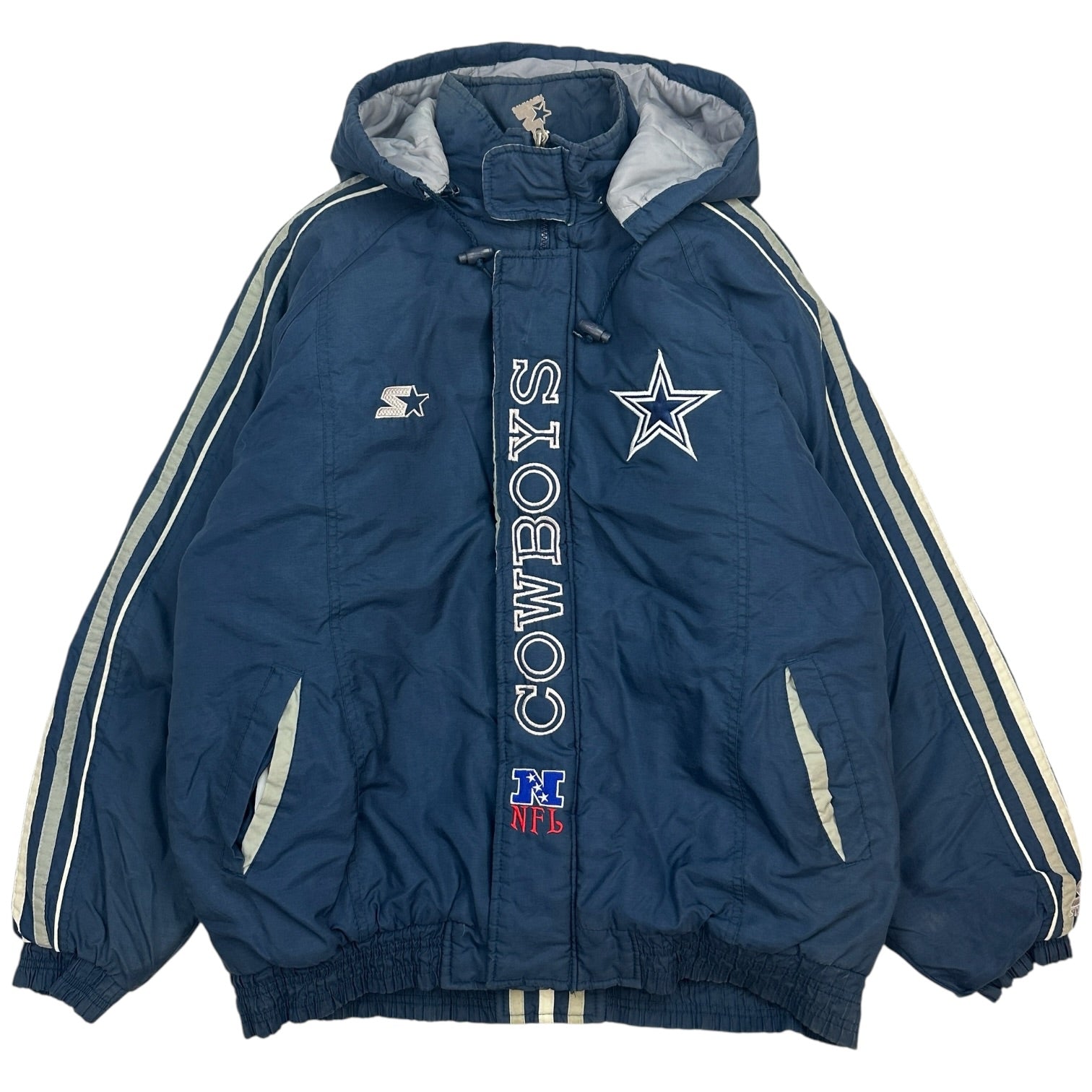 Vintage Starter Dallas Cowboys Jacket Blue
