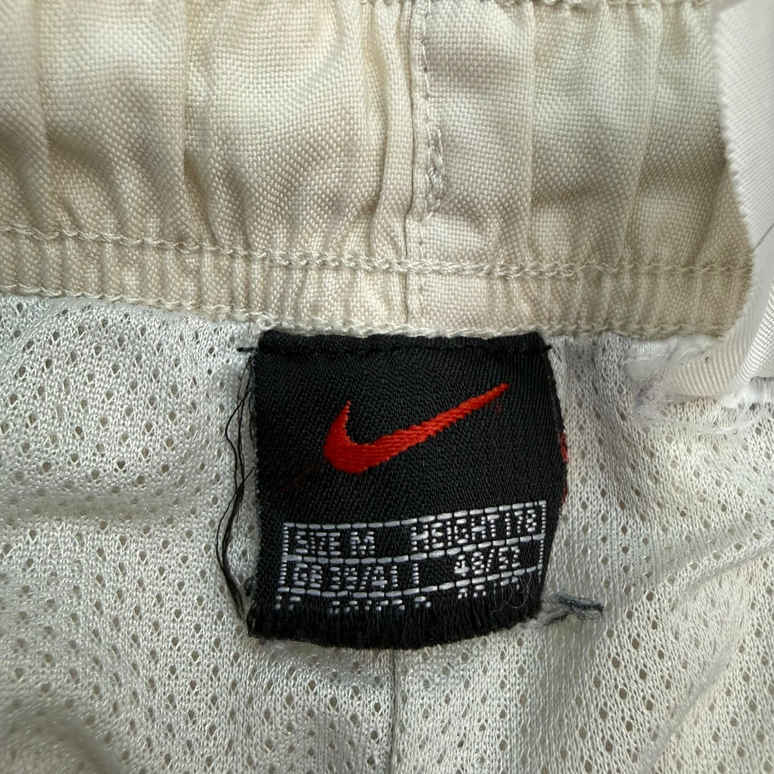 Vintage Nike Track Pants Cream