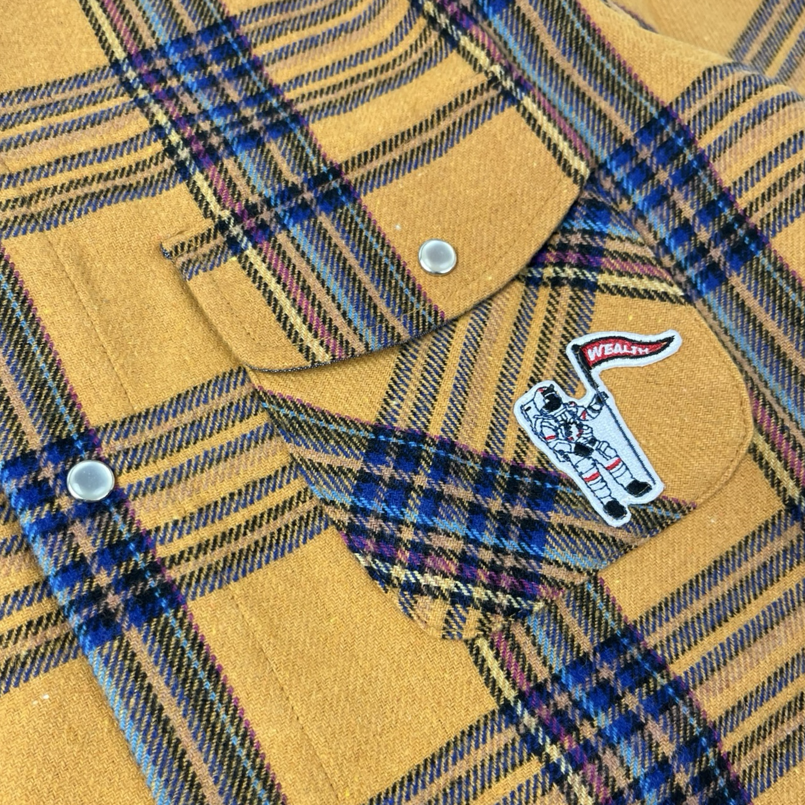 Billionaire Boys Club Flannel Shirt Orange