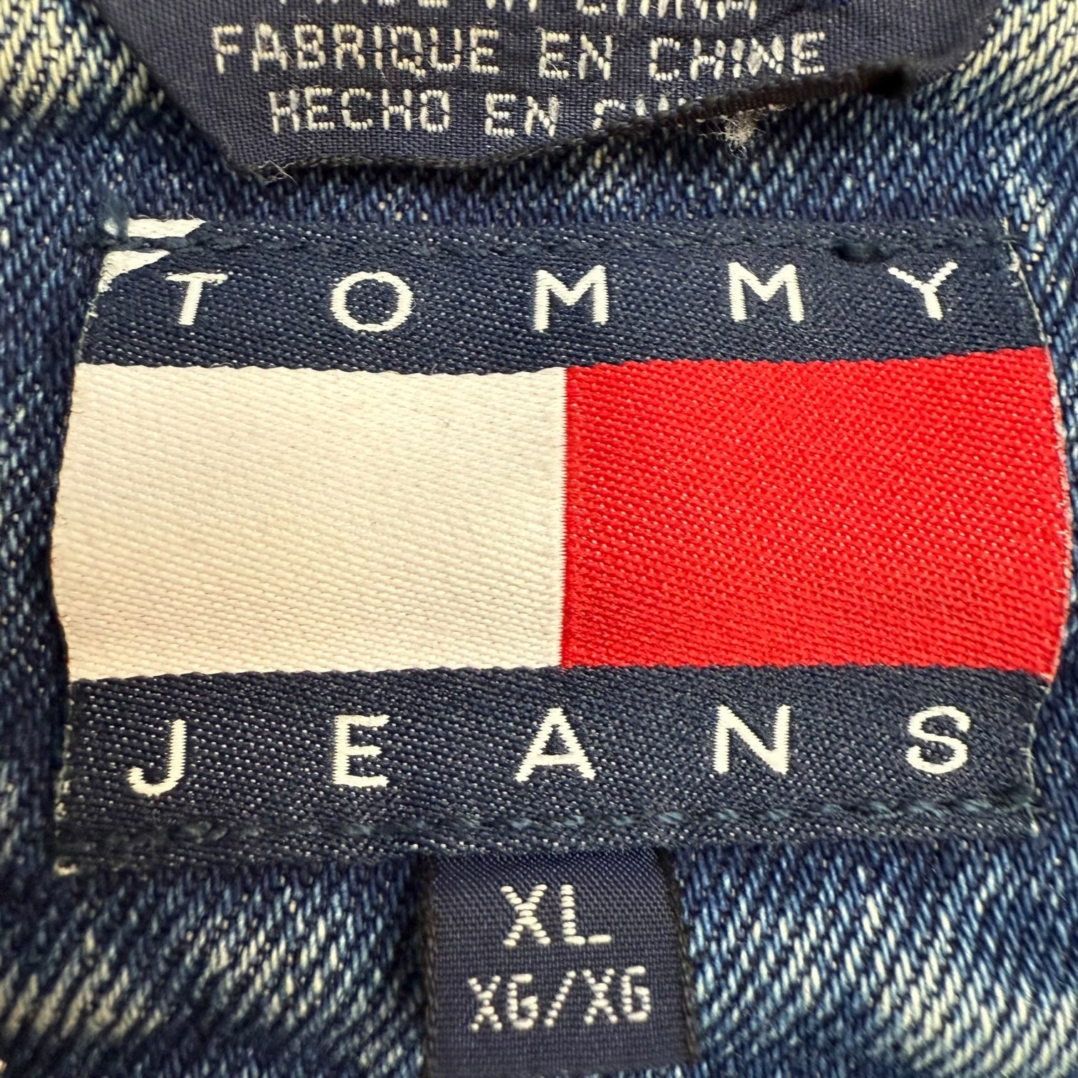Vintage Tommy Hilfiger Denim Jacket Light Wash