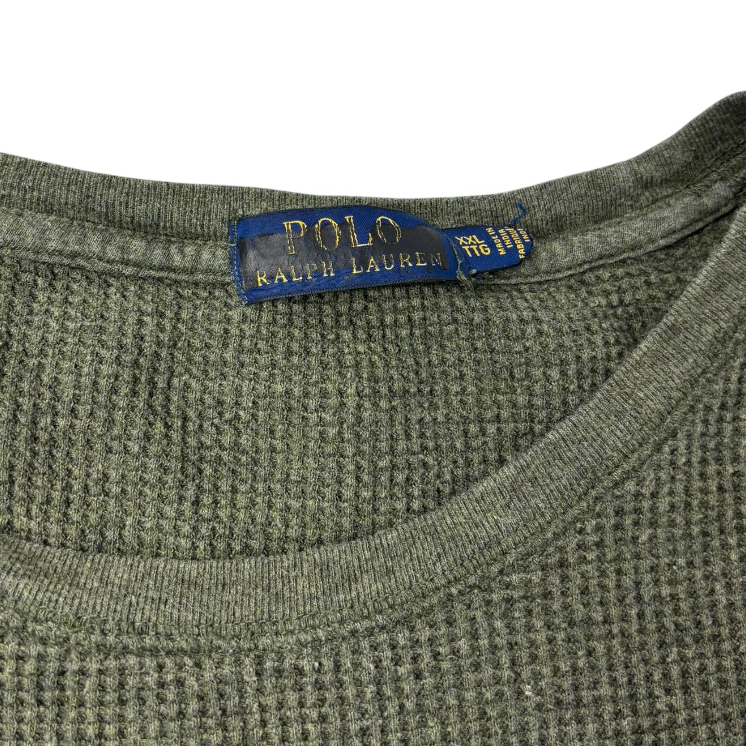 Vintage Polo Ralph Lauren Waffle Knit Green