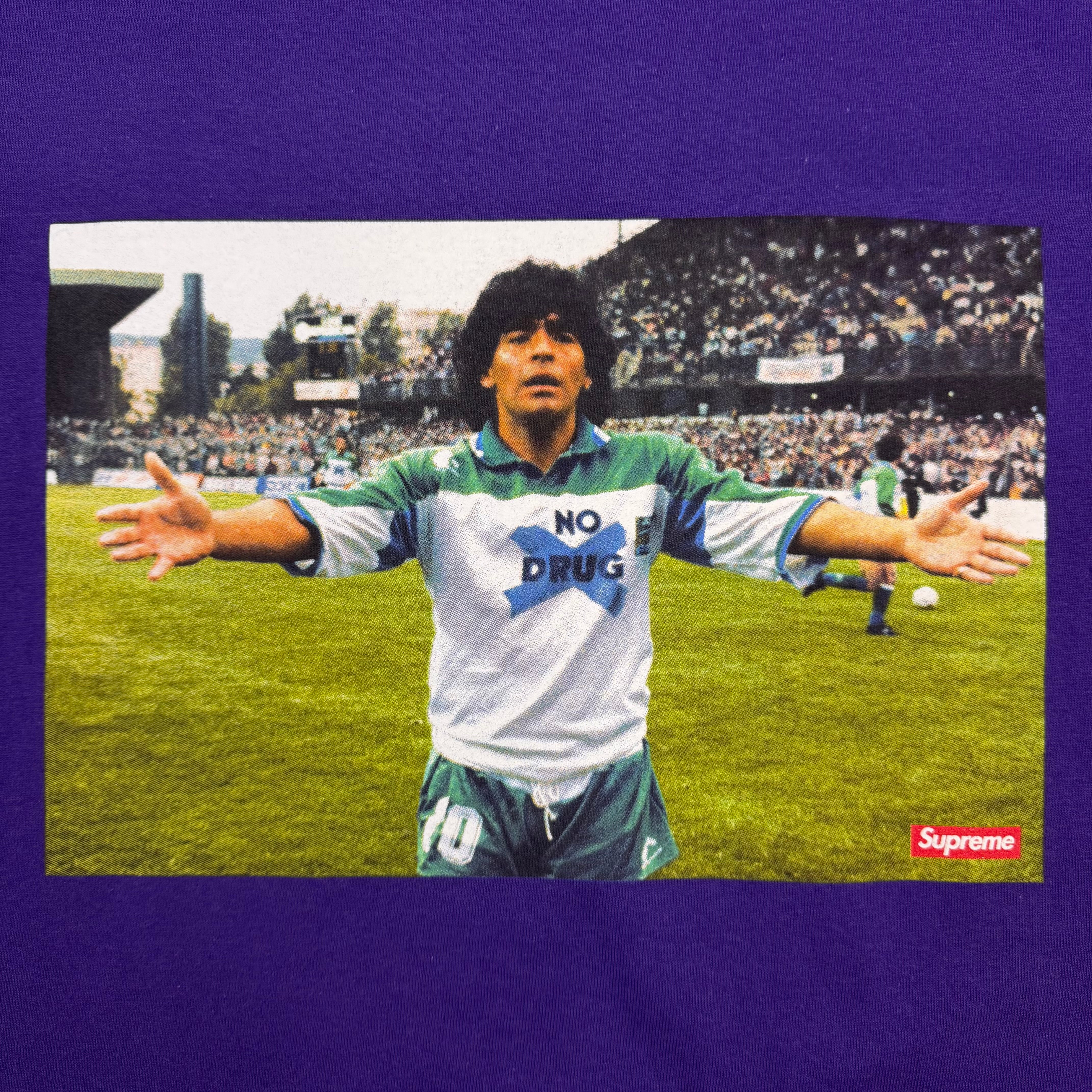 Supreme Maradona Tee Purple
