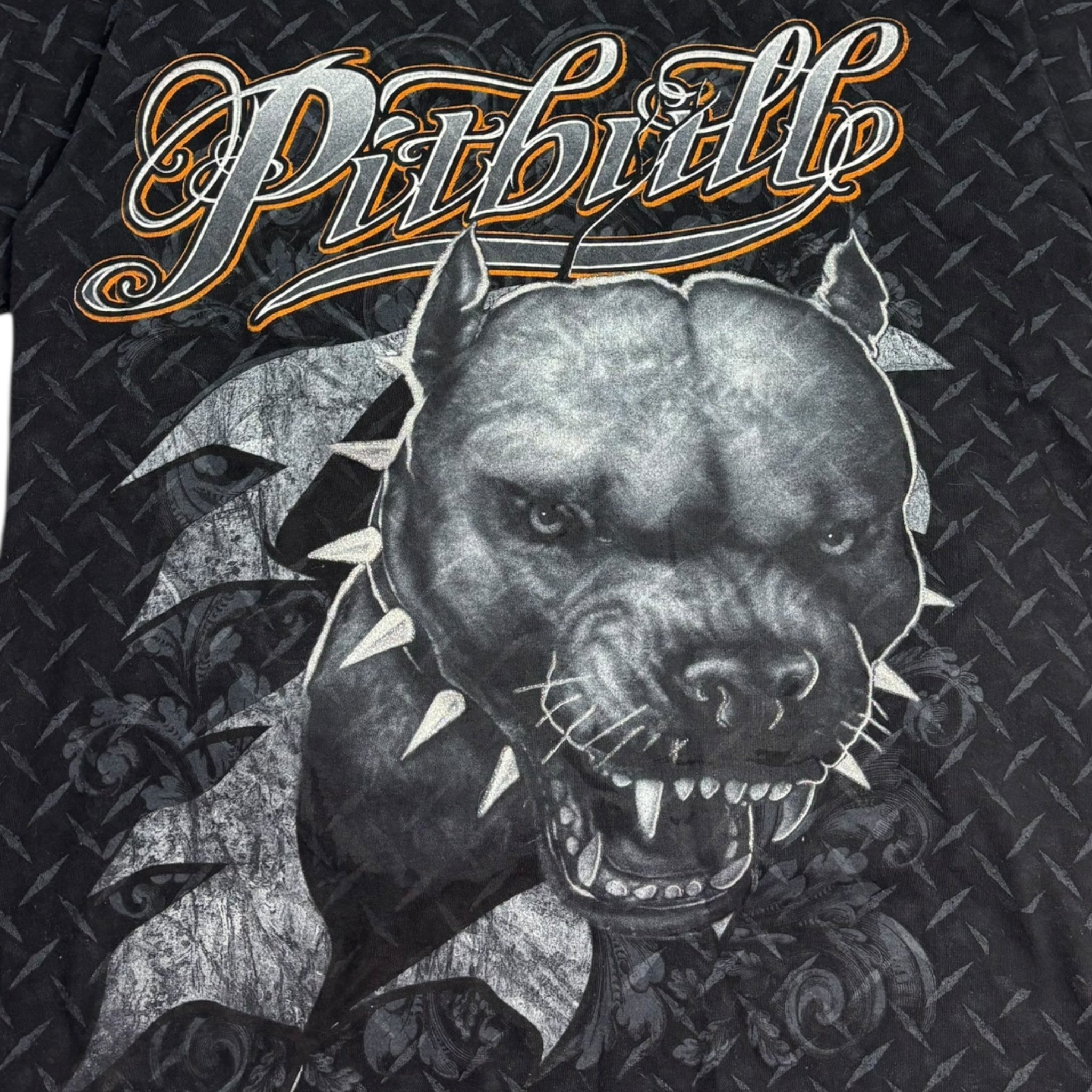 Vintage Y2K Sparkle Pitbull Tee