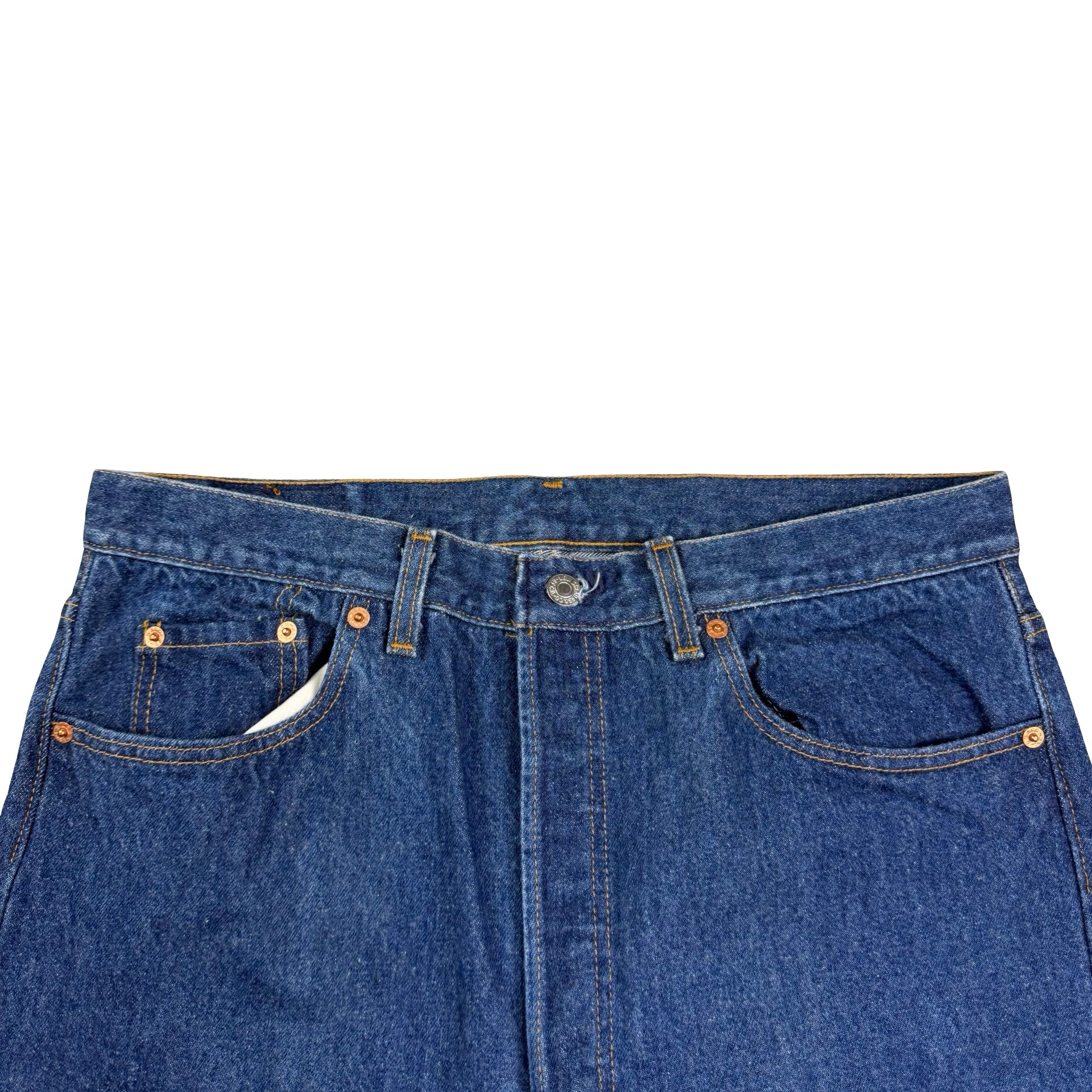 Vintage Levi’s 501 Blank Tab Denim Jeans Blue