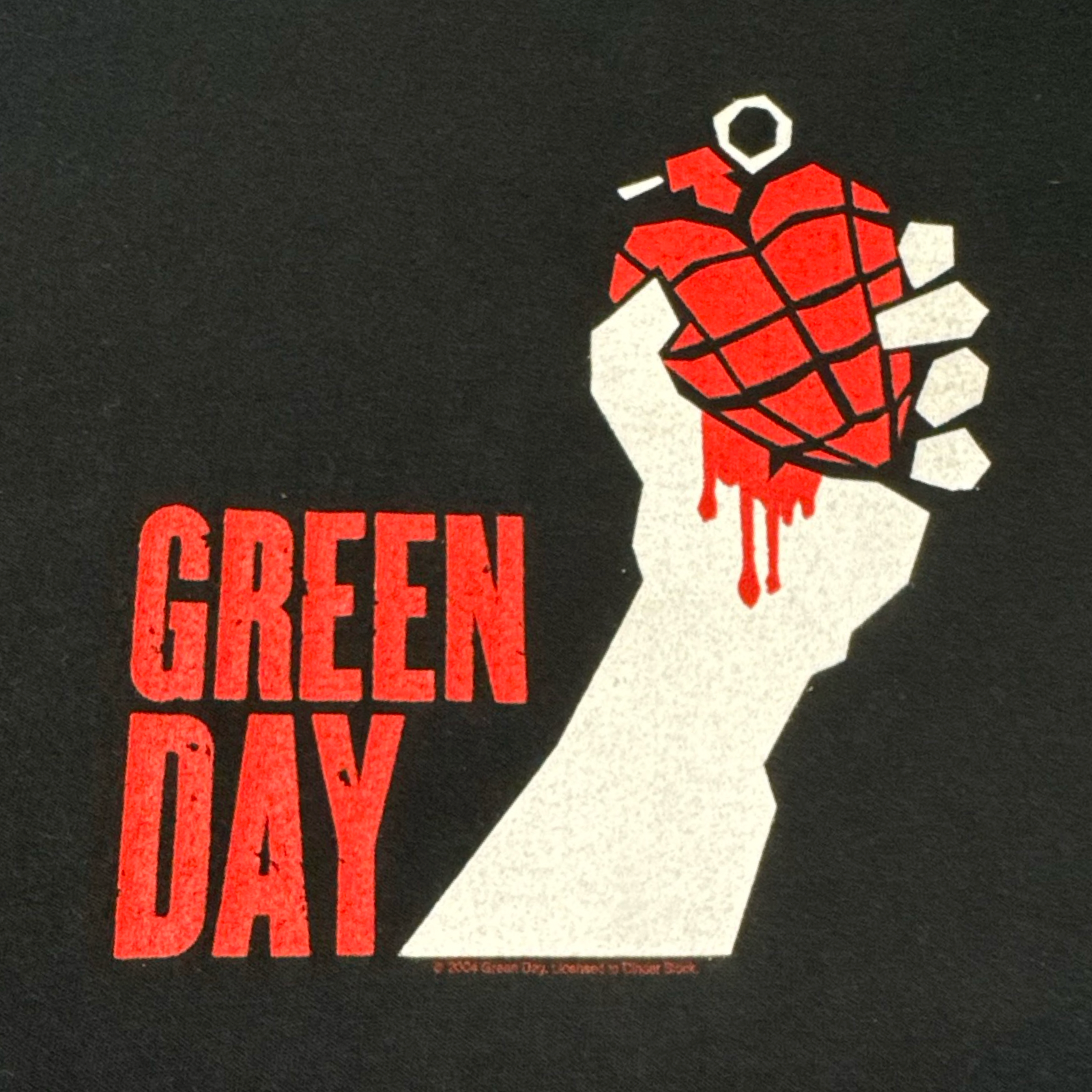 2004 Green Day American Idiot Pop Punk Band T-Shirt