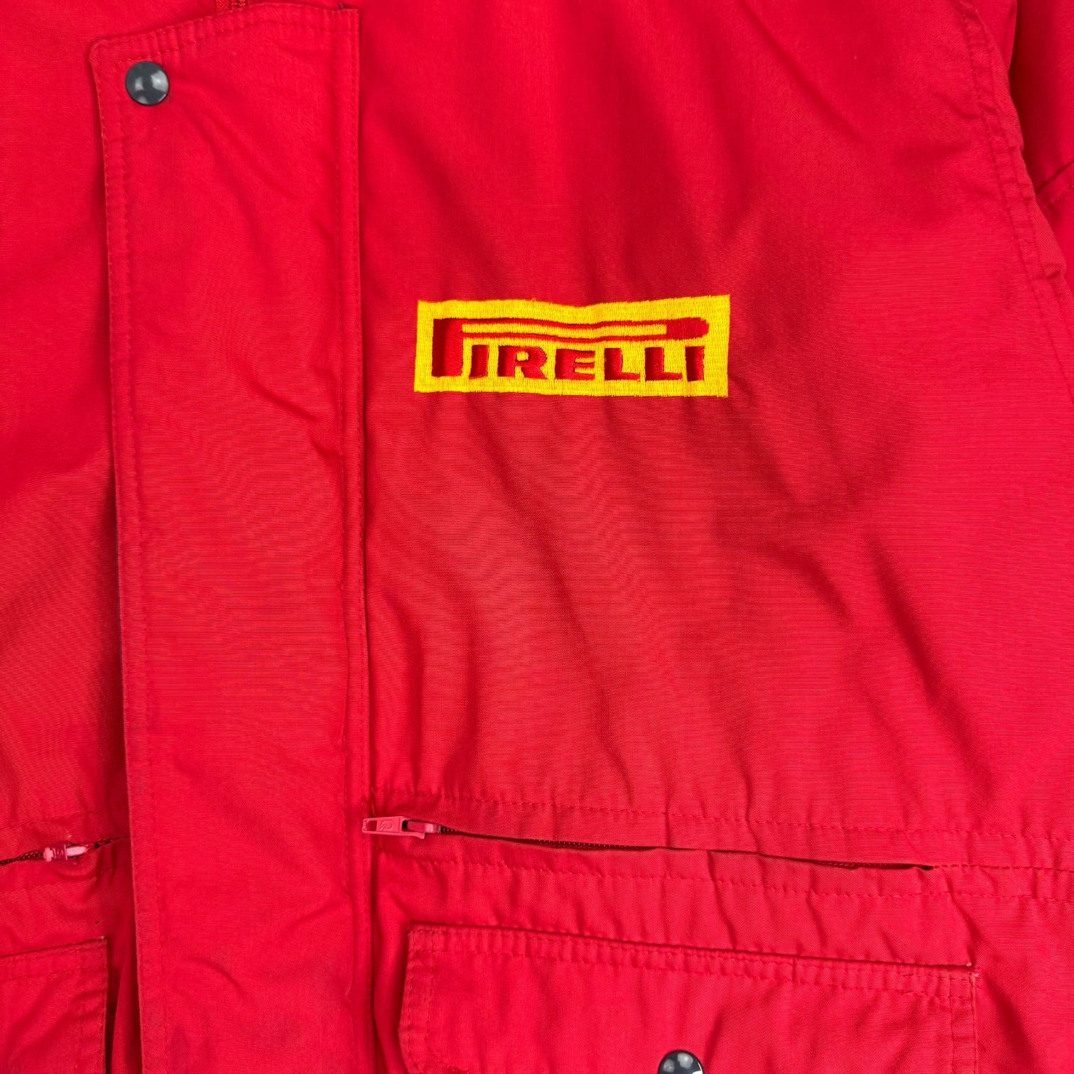Vintage Pirelli Tires Racing Jacket Red