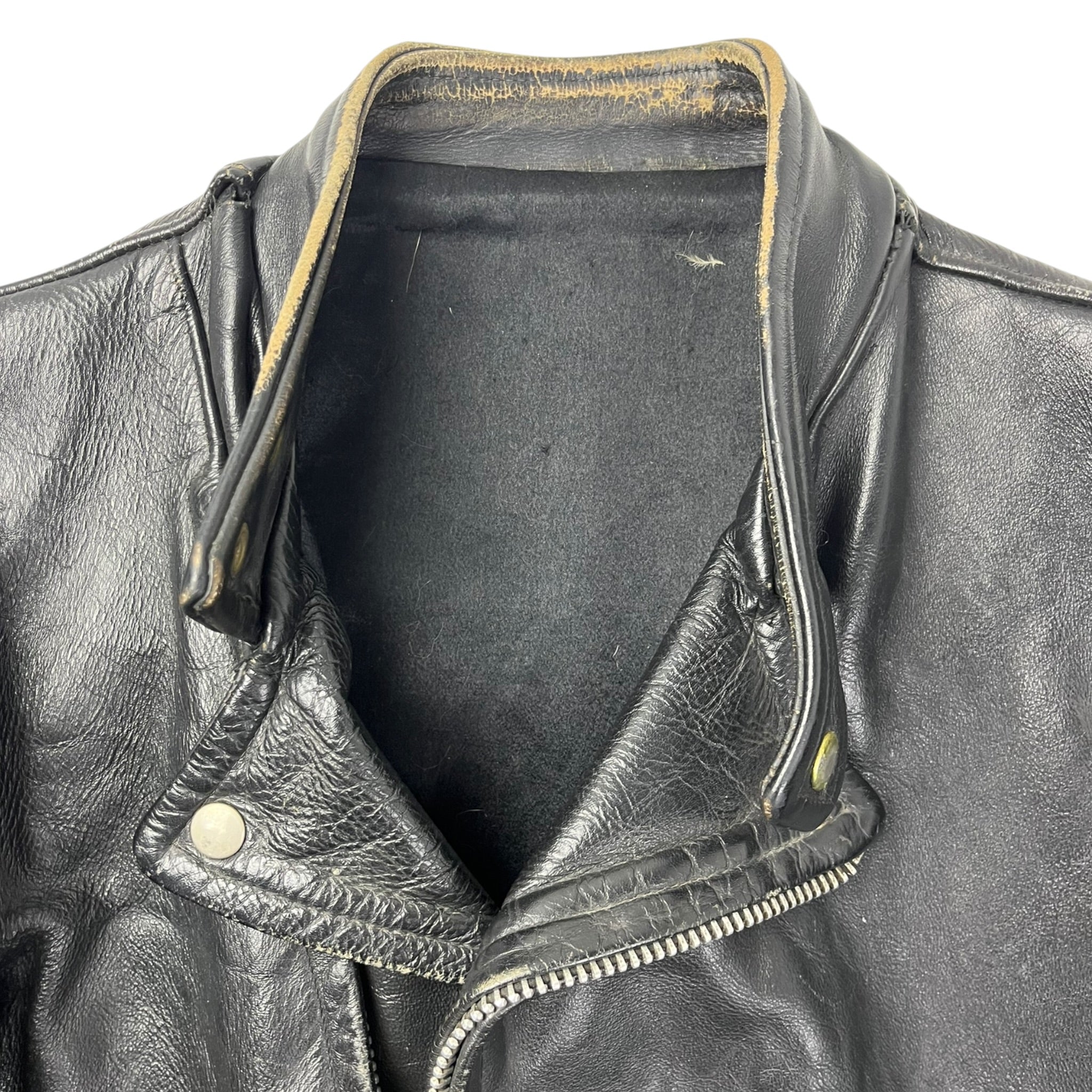 Vintage Motor Biker Leather Jacket
