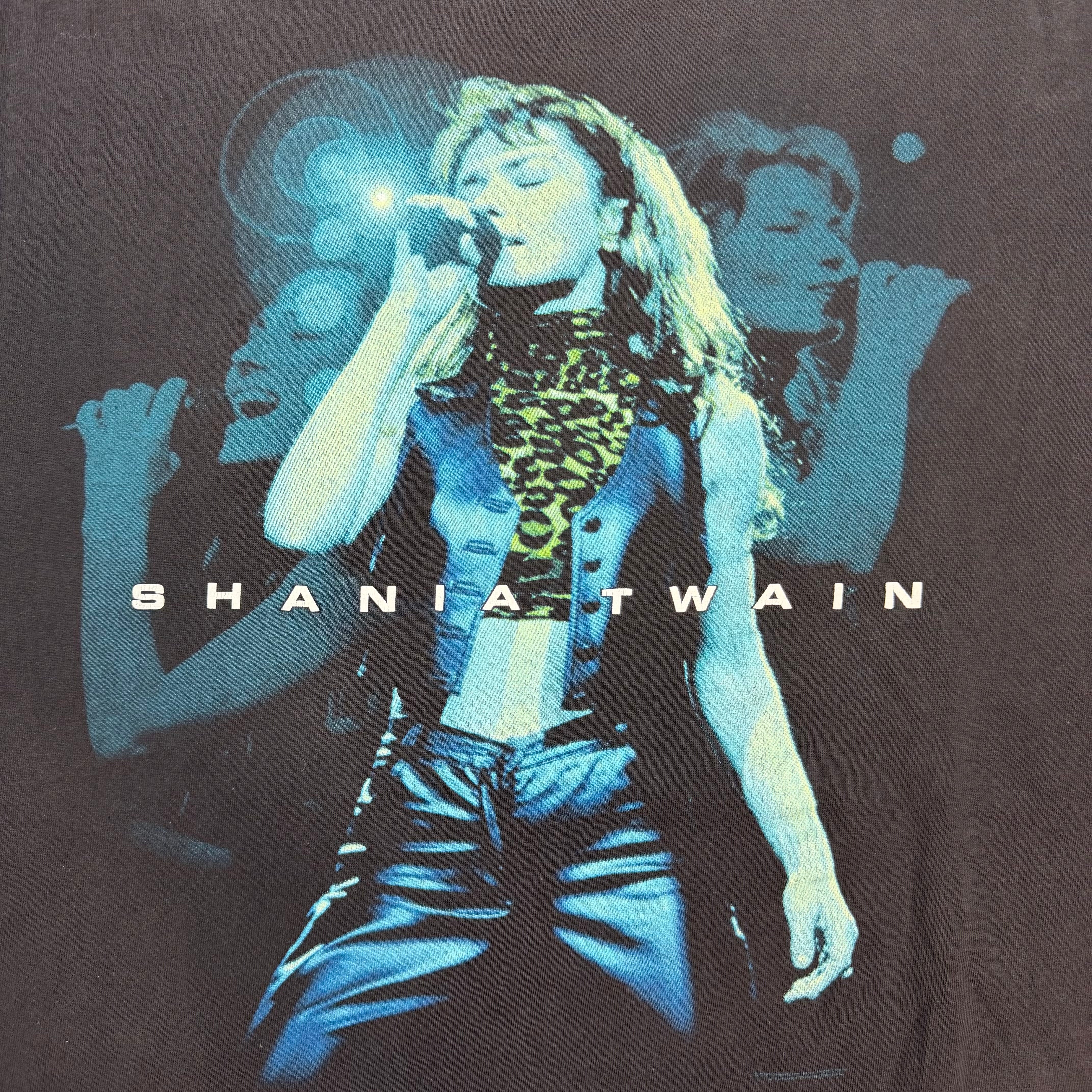 1999 Shania Twain Come On Over Tour Tee Black