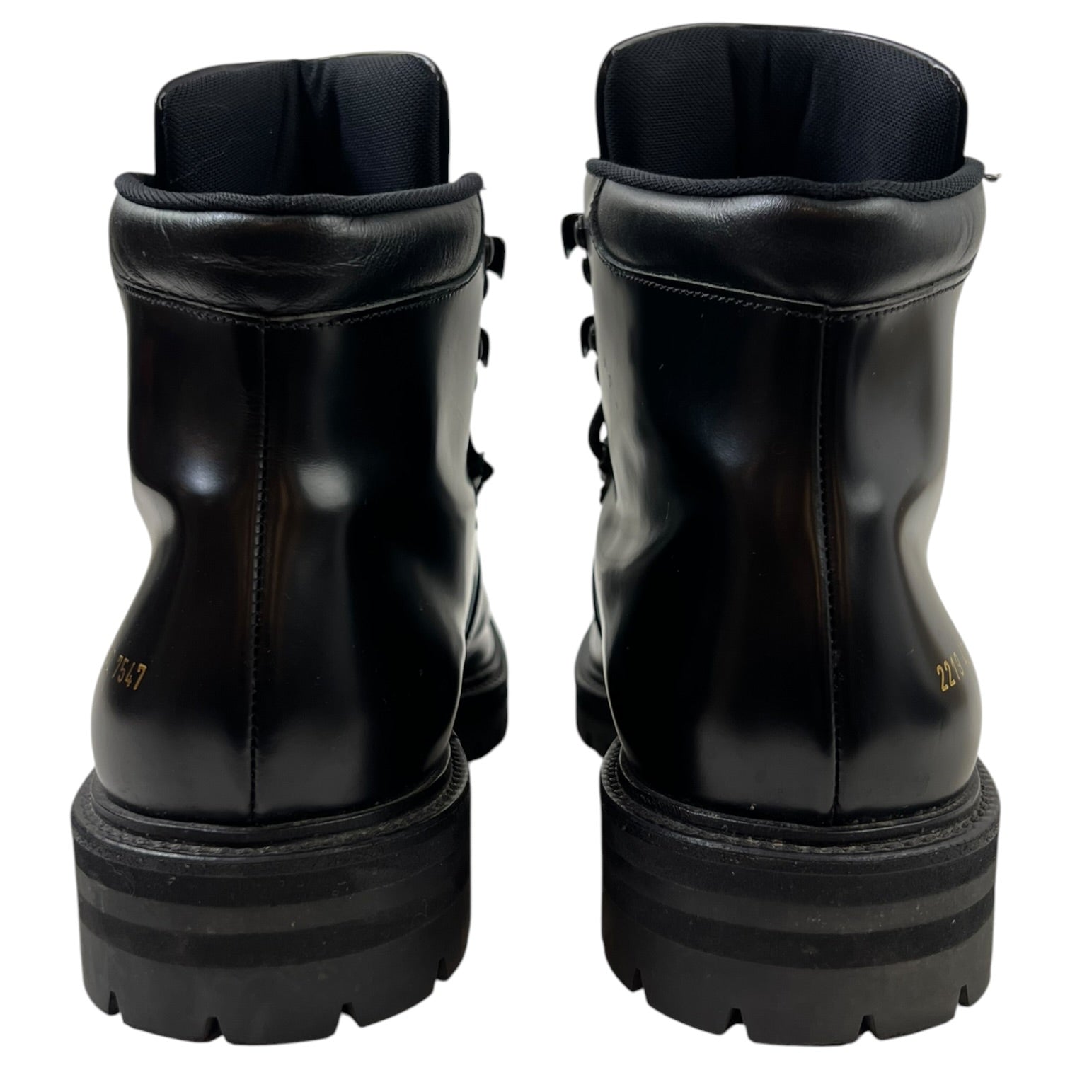 Common Projects Hiking Boot Leather Black